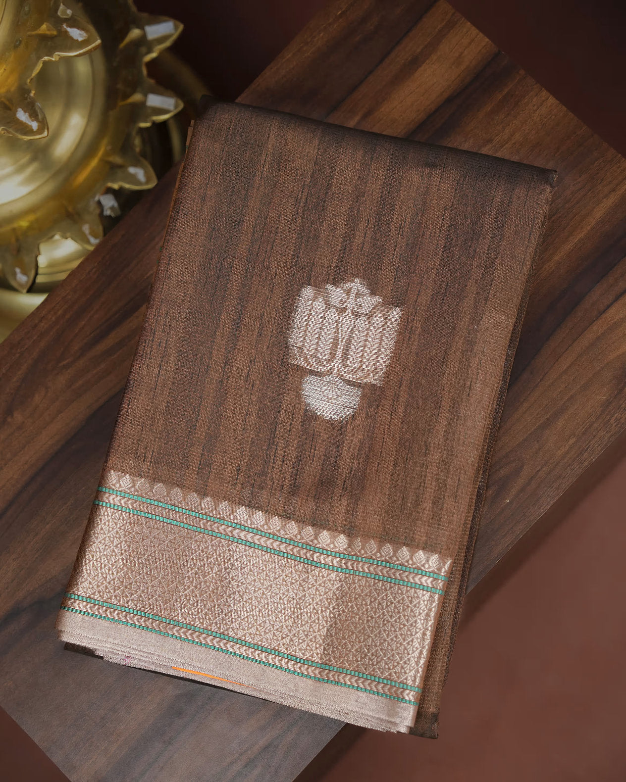 Earthy Color Silk Saree