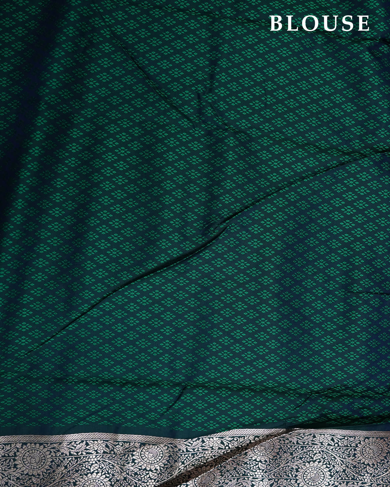 Bottle Green Color Satin Saree