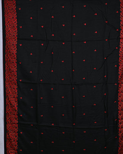 Black color Tusser Saree
