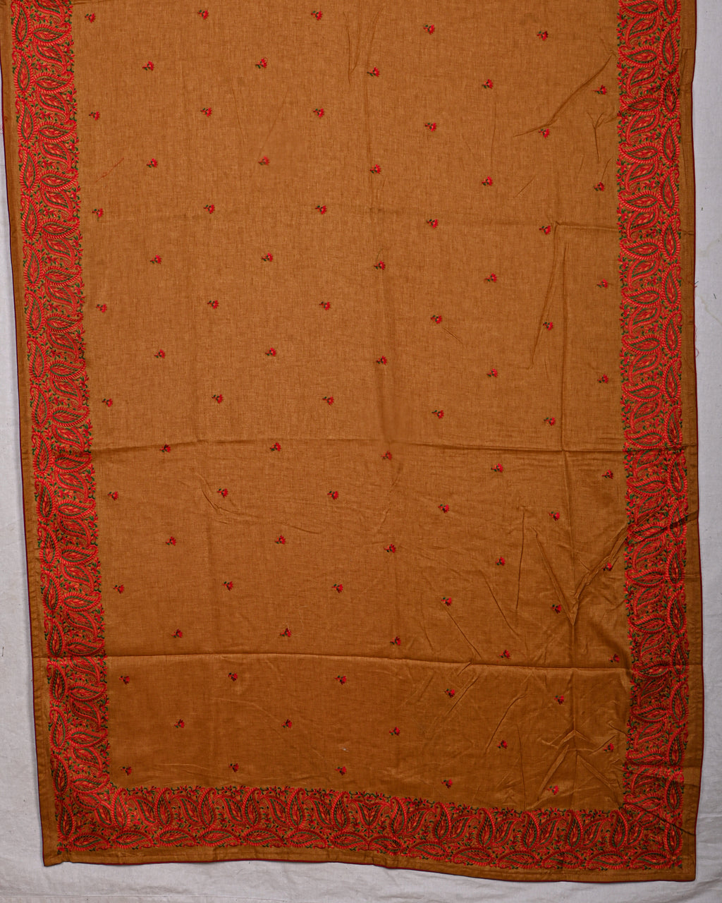 Yellow color Tusser Saree