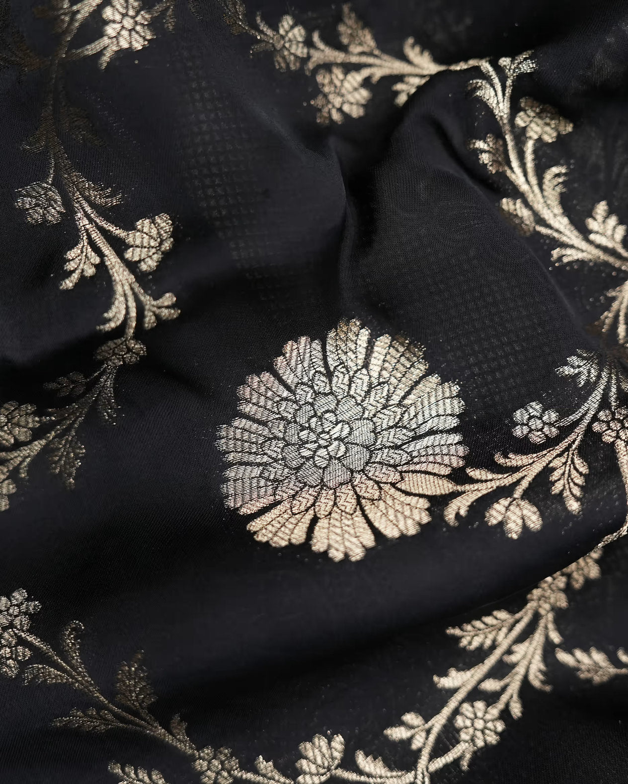 Black Color Silk Saree
