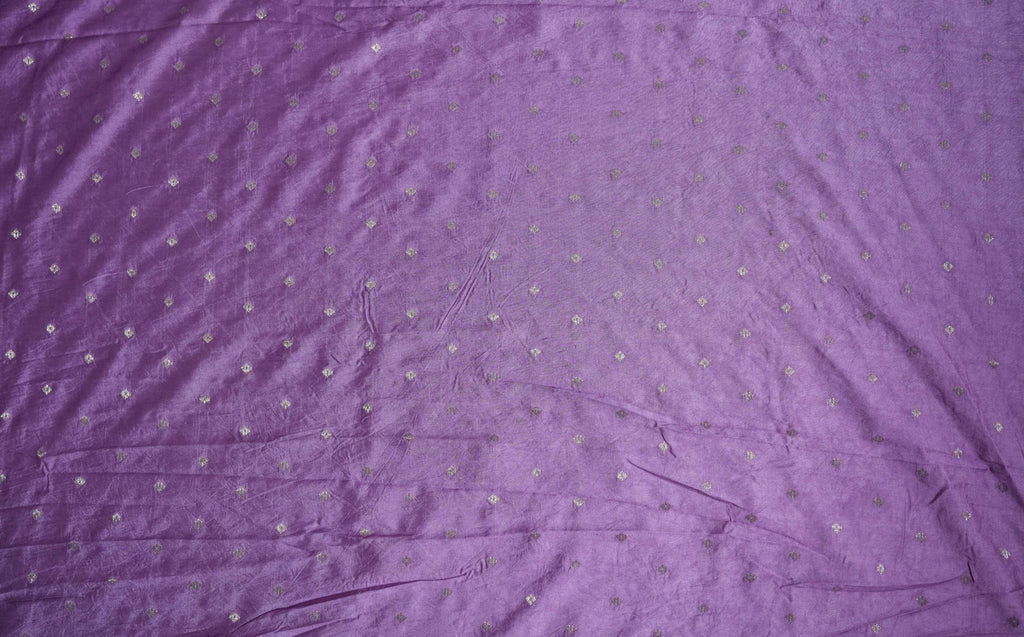 Purple Embroidery Organza Saree