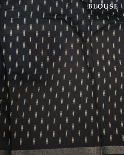 Black Color Chanderi Saree