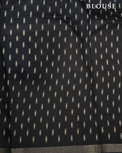 Black Color Chanderi Saree