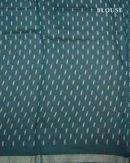 Ferozi Color Chanderi Saree