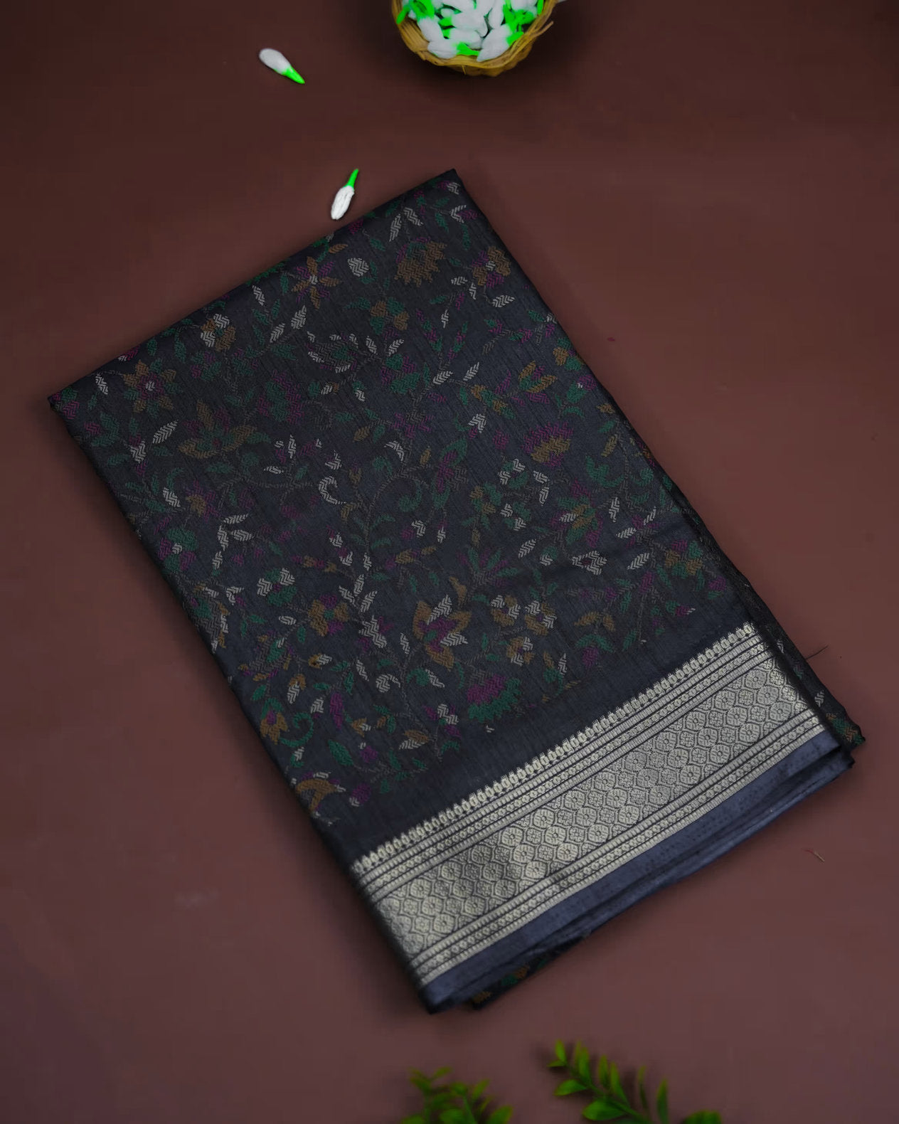 Black Color Silk Saree