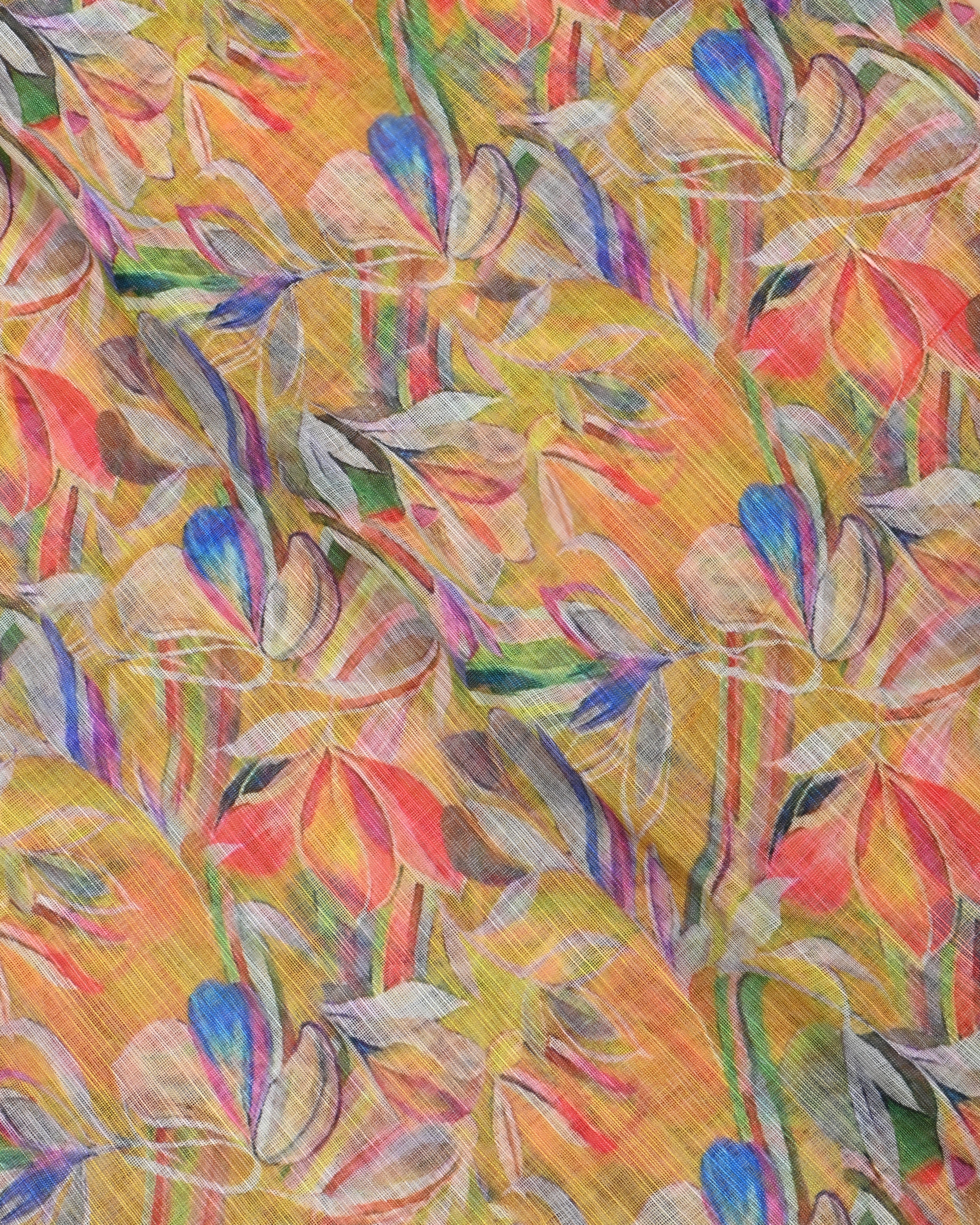 Green Color Lenin Saree