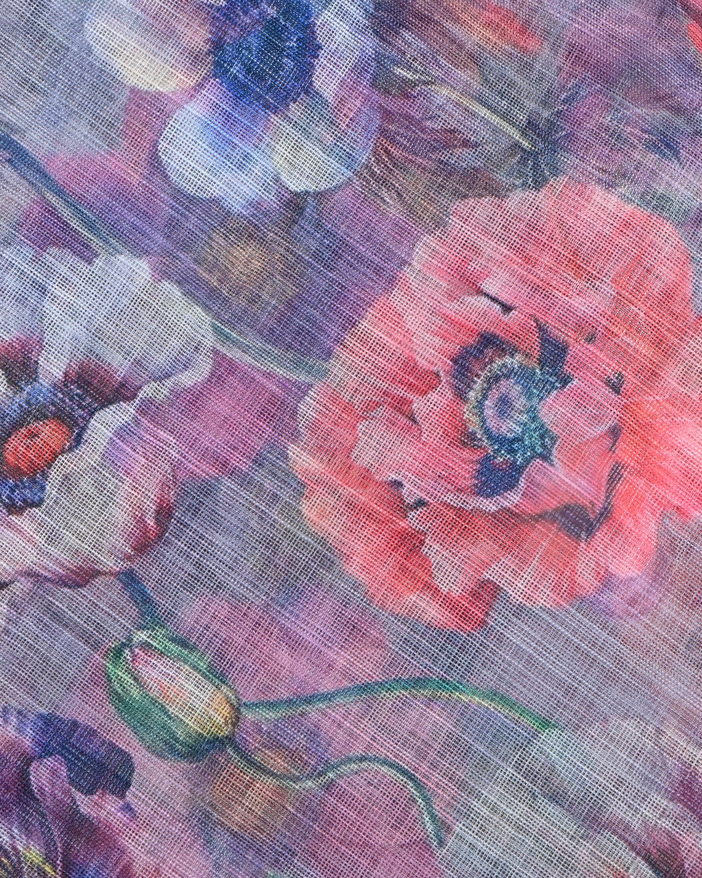 Grey Color Lenin Saree