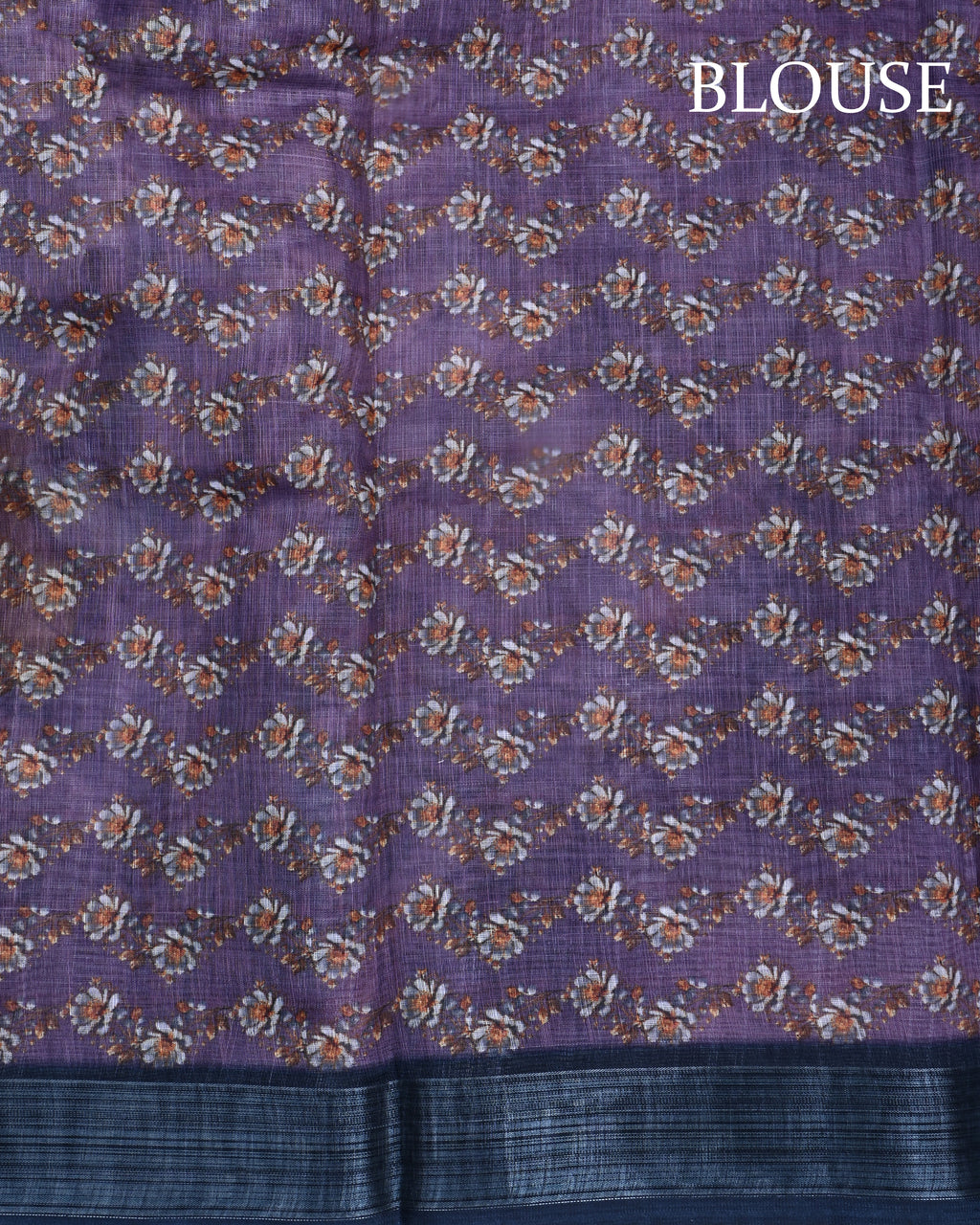 Purple Color Lenin Saree