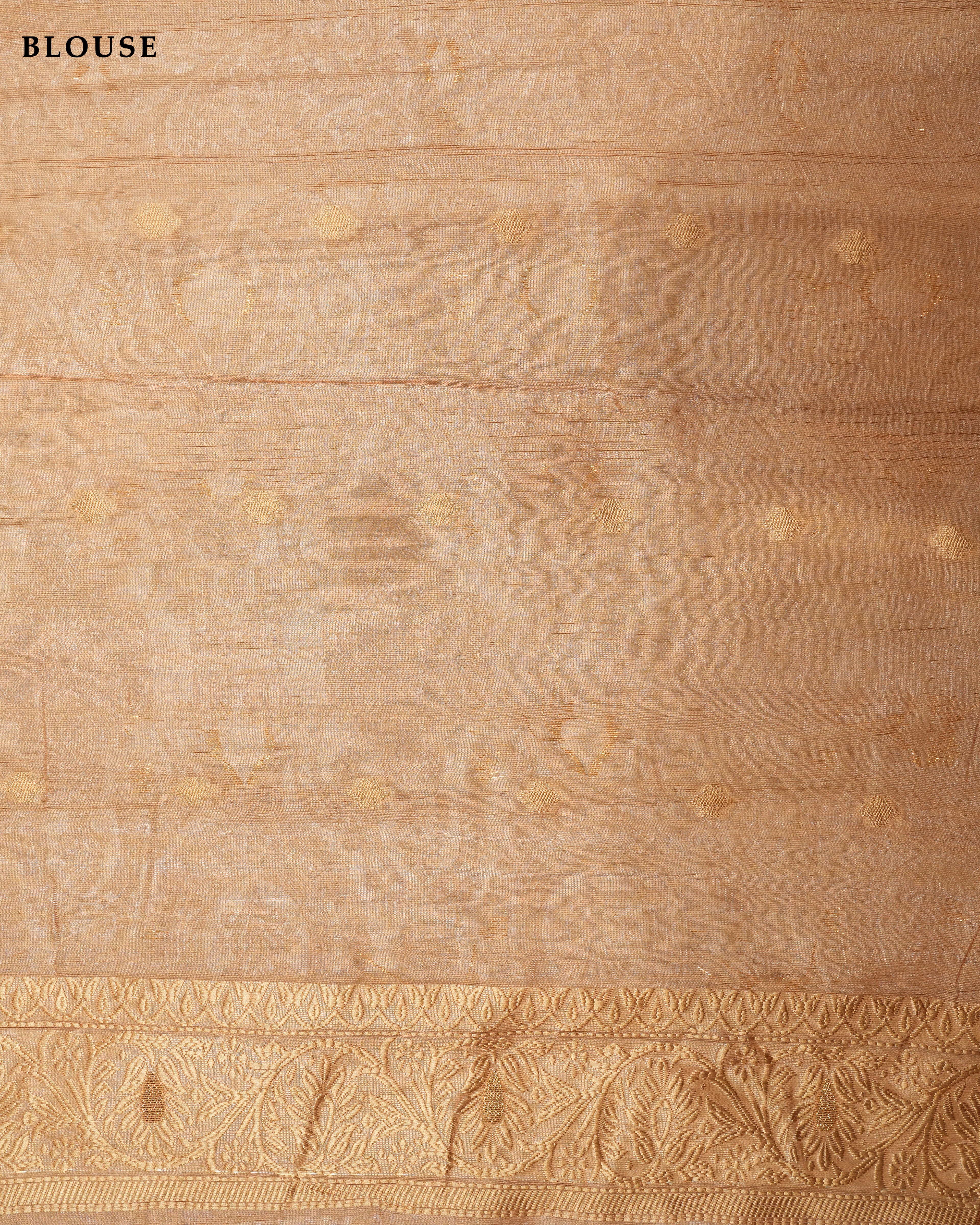 Pastel color Chanderi Saree