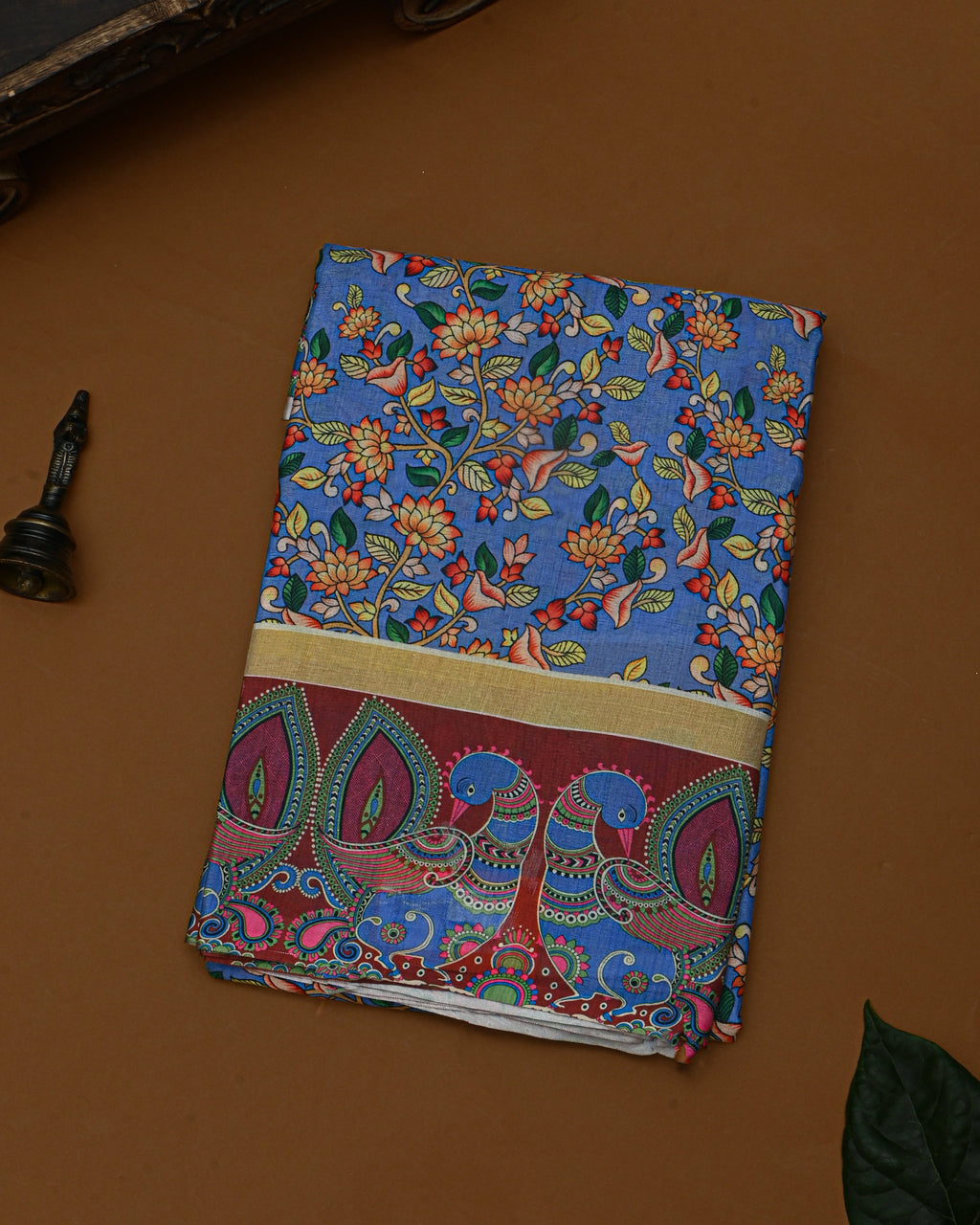 Purple color Chanderi Saree