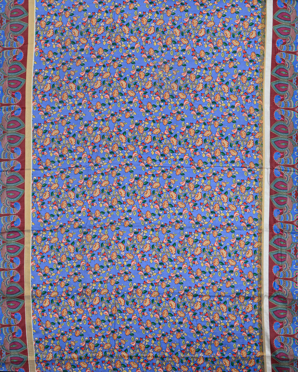 Purple color Chanderi Saree