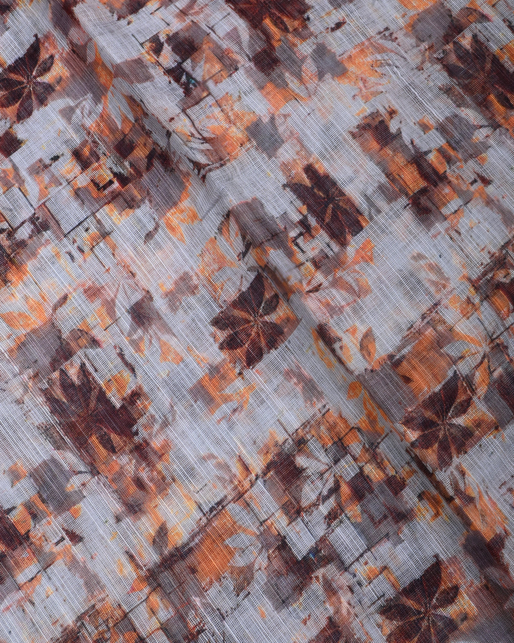 Grey Color Lenin Saree