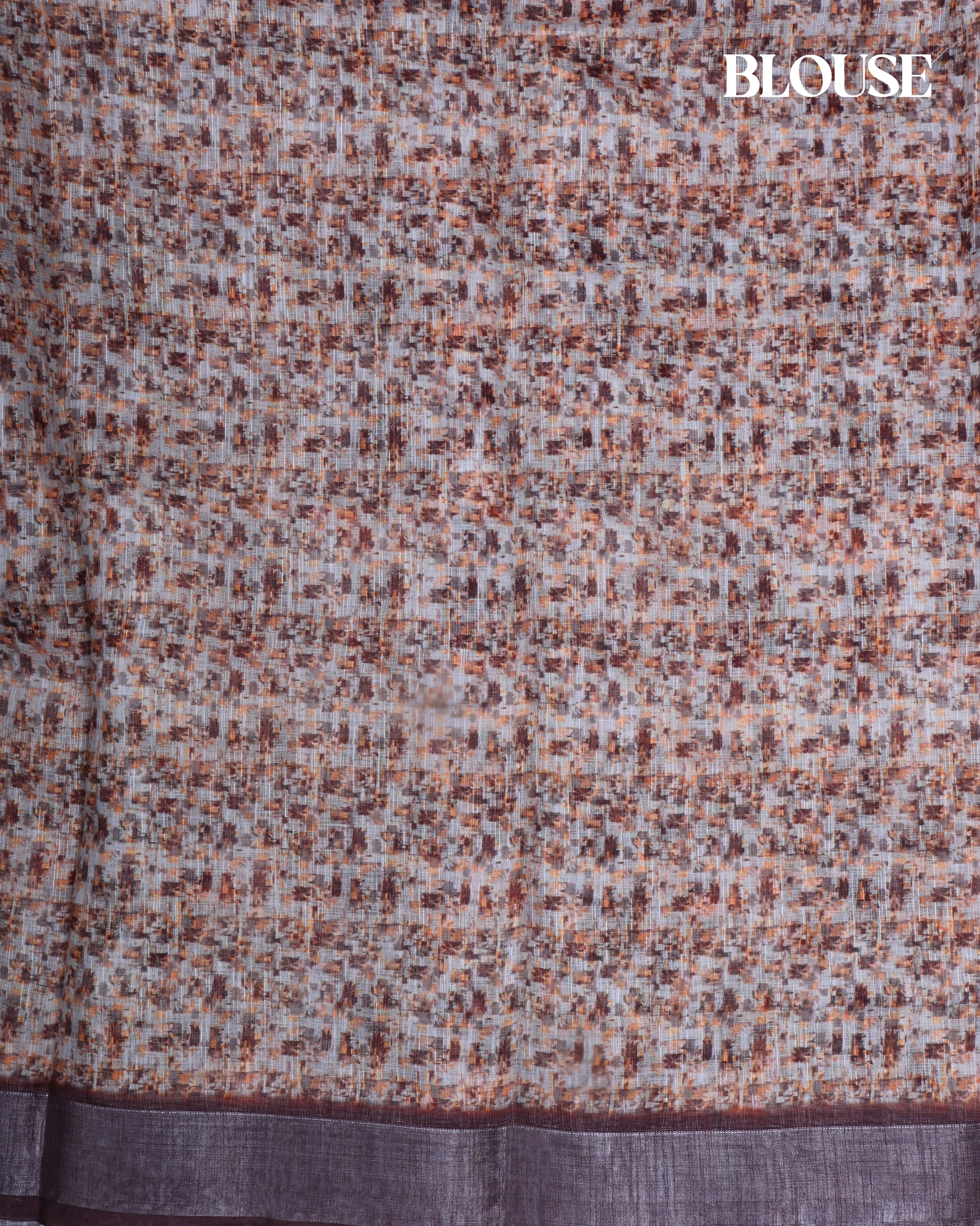 Grey Color Lenin Saree