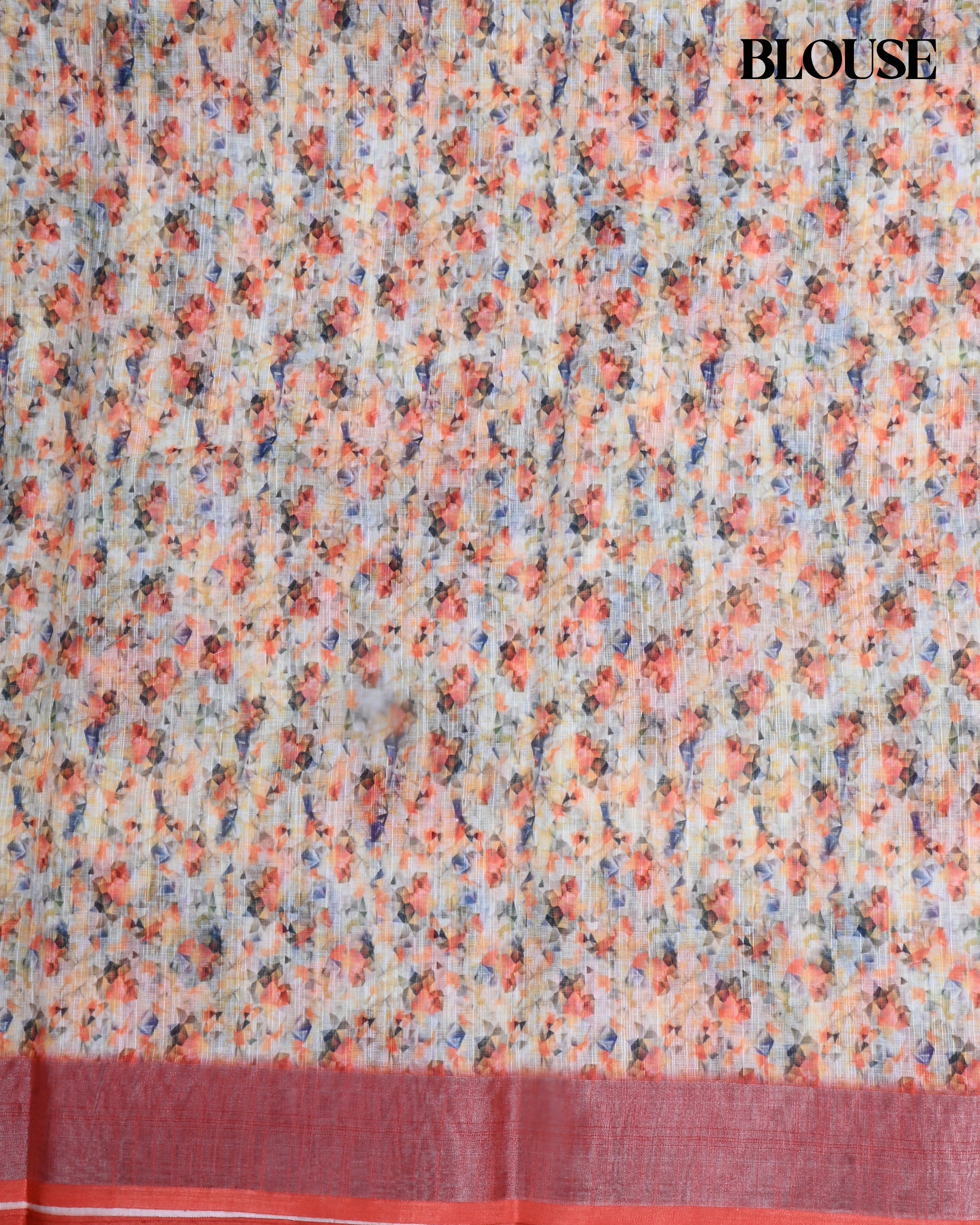 Multi Colour Color Lenin Saree