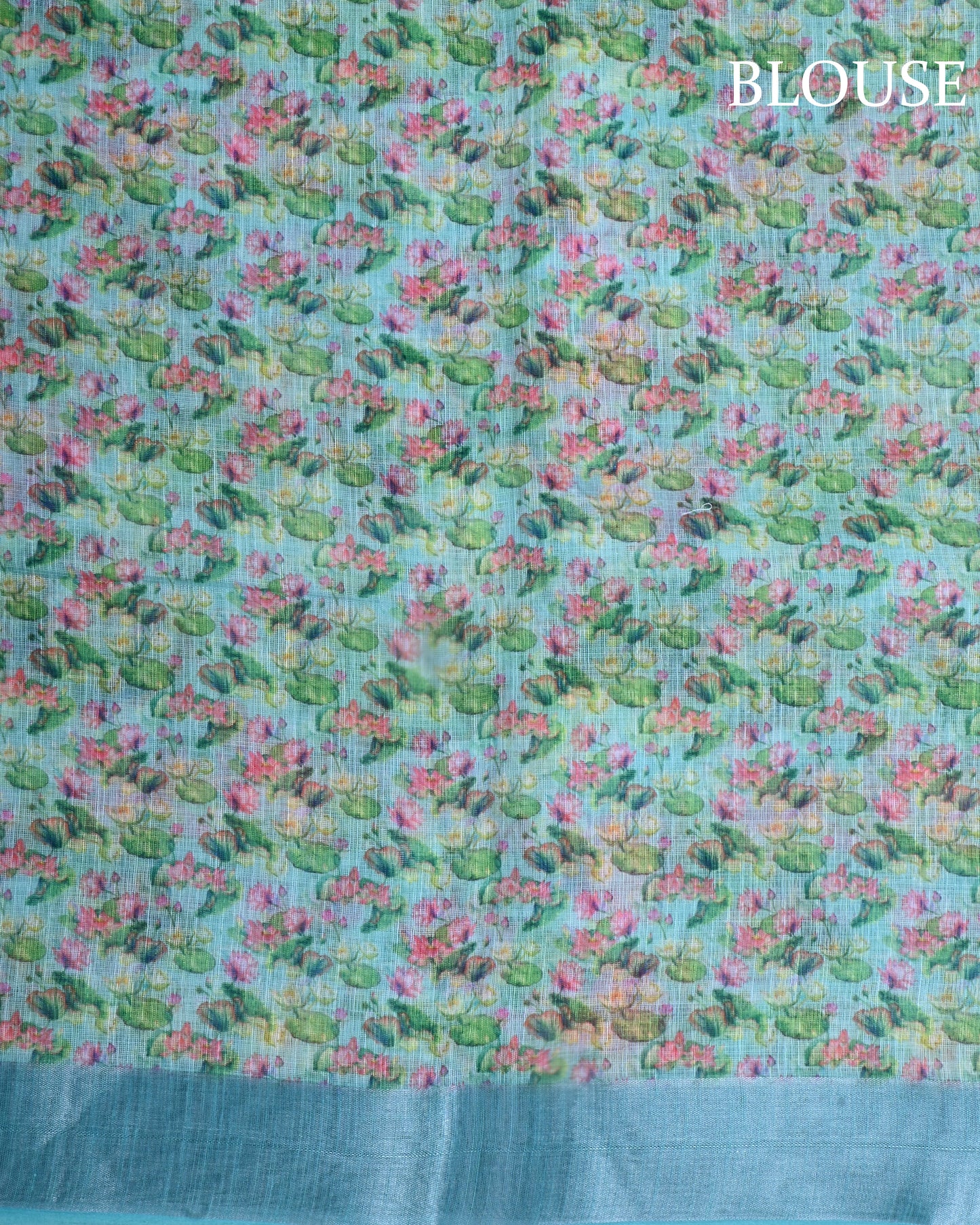 Ferozi Color Lenin Saree