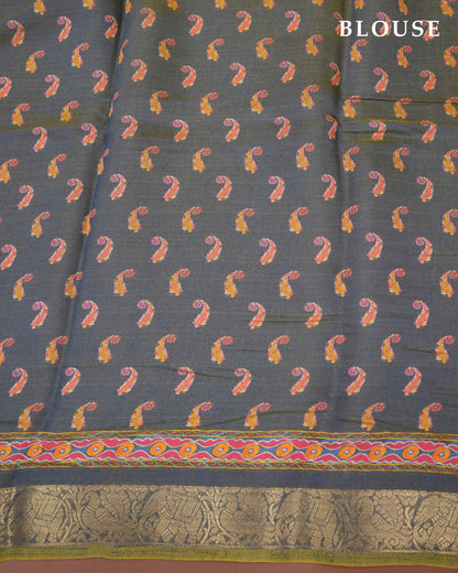 Earthy Color Tissue Saree