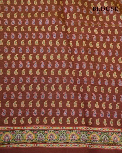 Earthy Color Tissue Saree