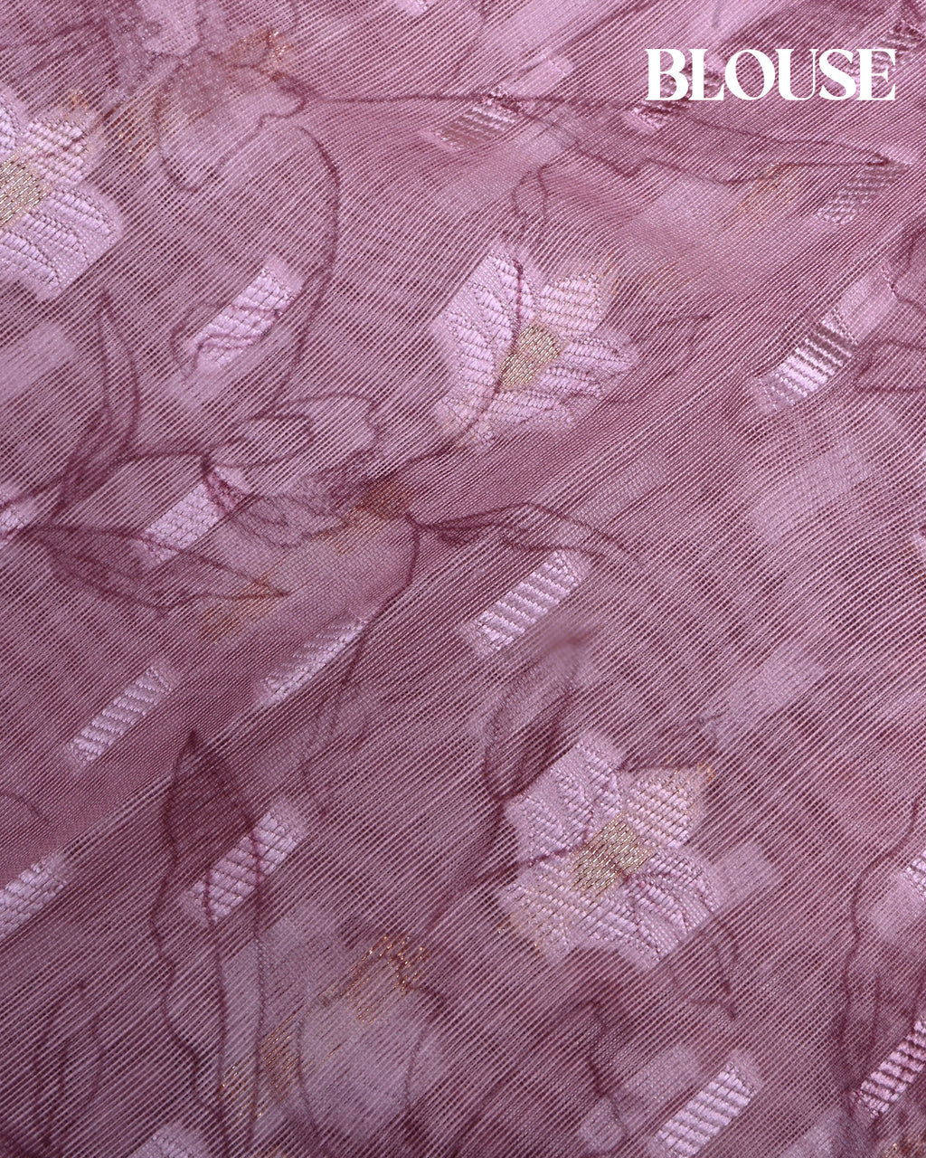 Pink Color Chanderi Saree