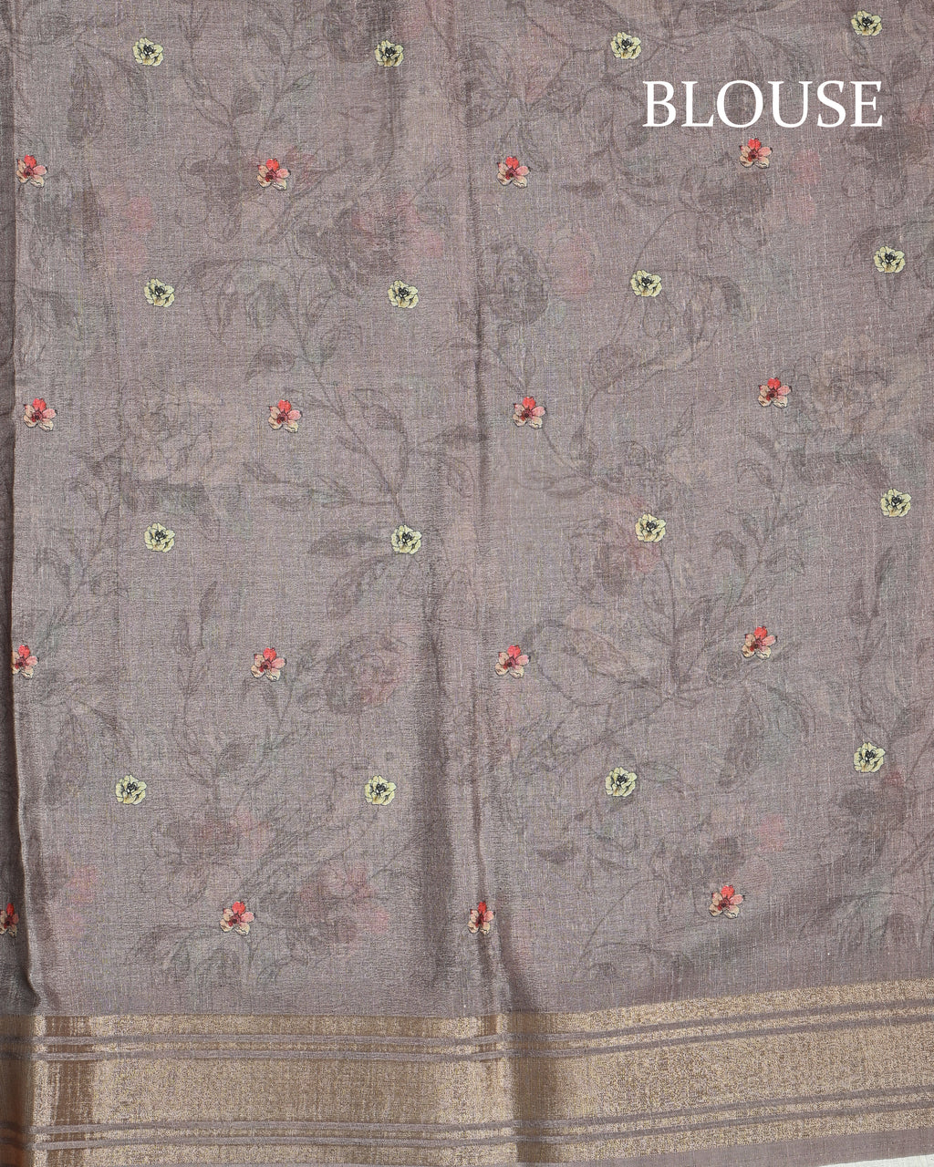 Earthy Color Silk Saree