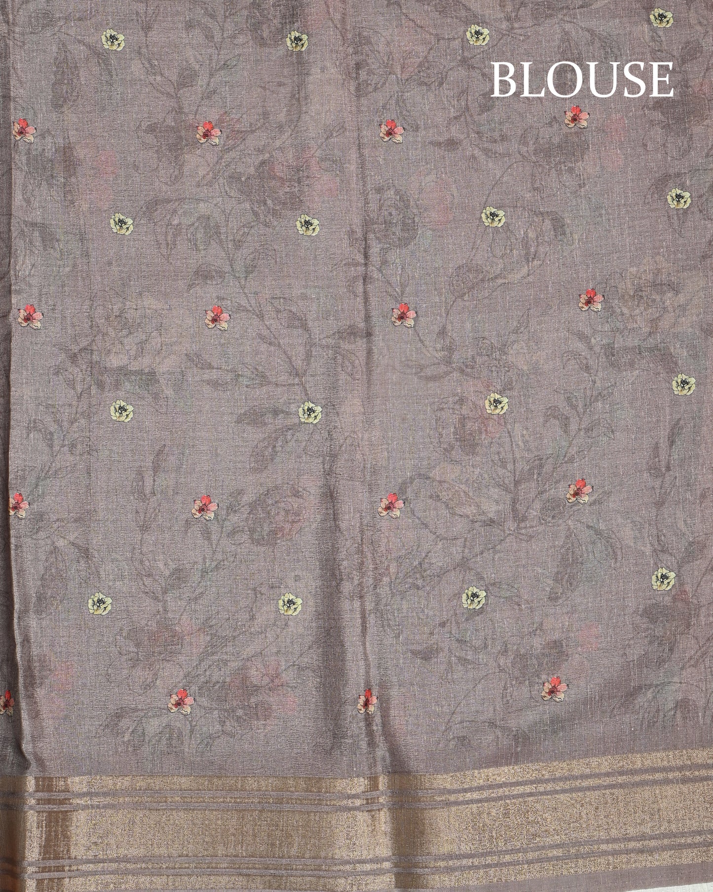 Earthy Color Silk Saree