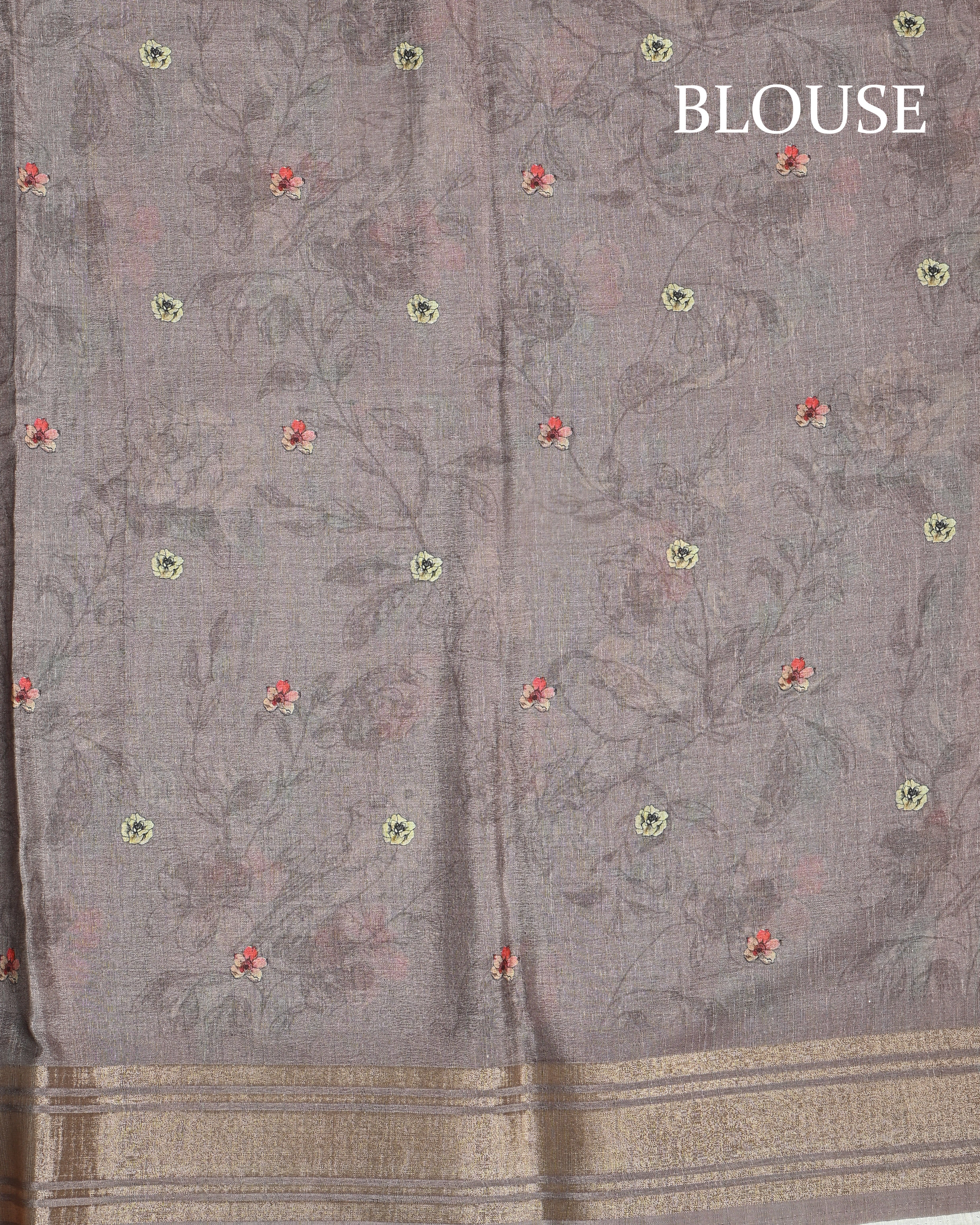 Earthy Color Silk Saree