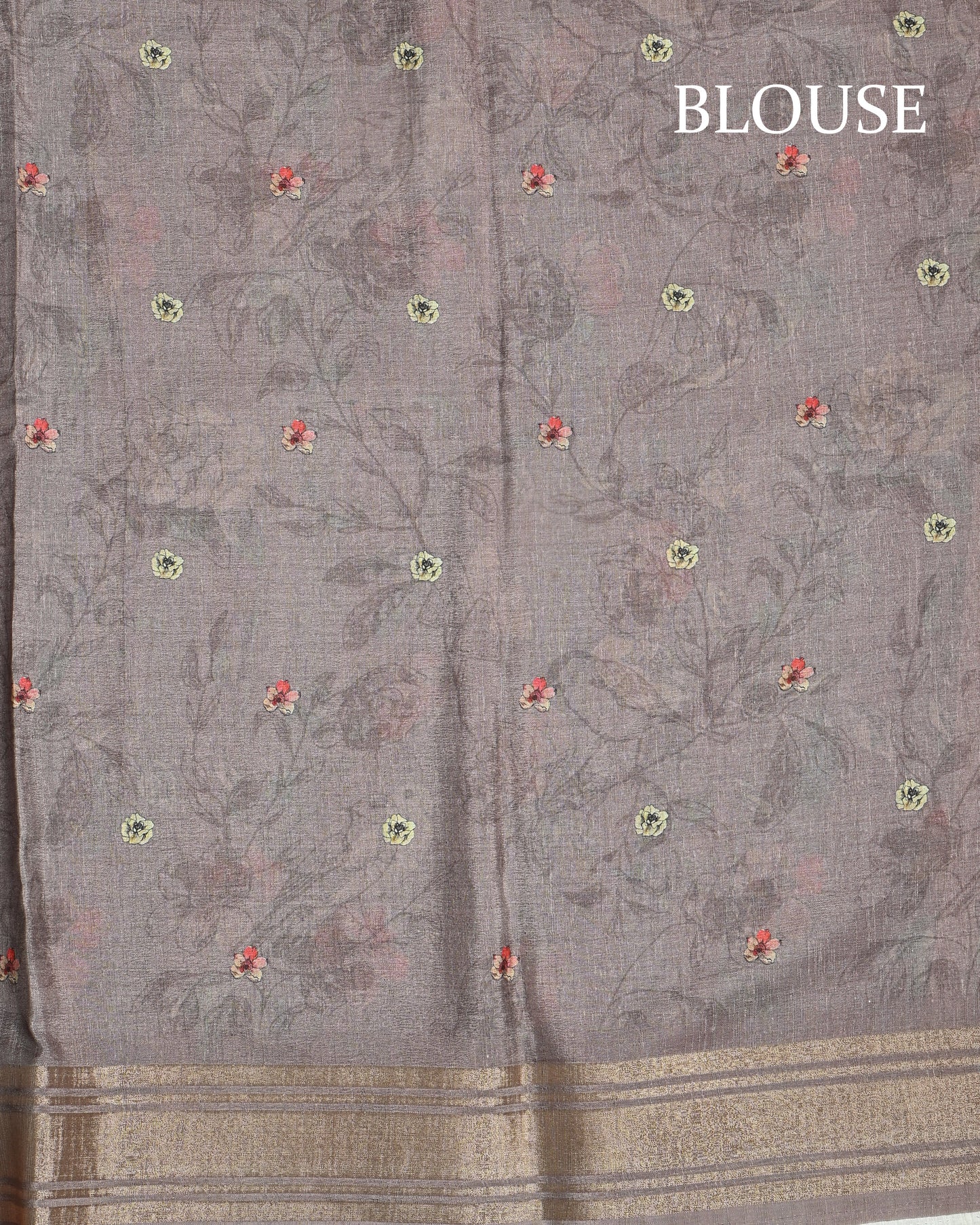 Earthy Color Silk Saree