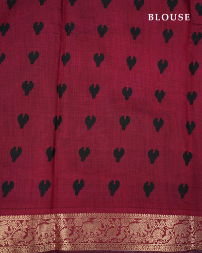 Black Color Silk Saree