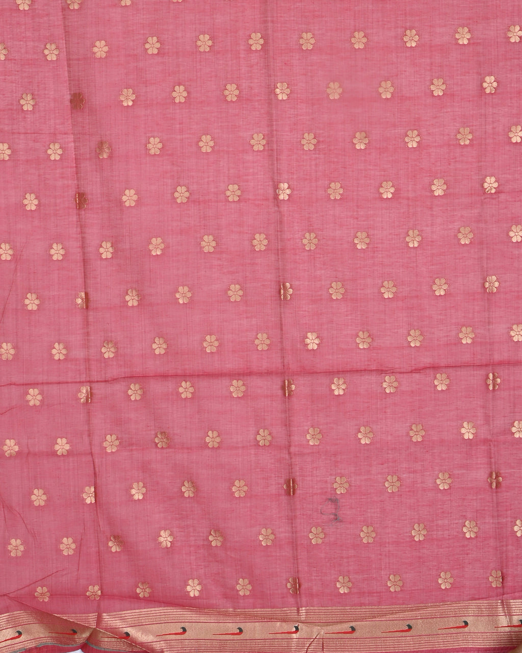 Grey color Chanderi Saree