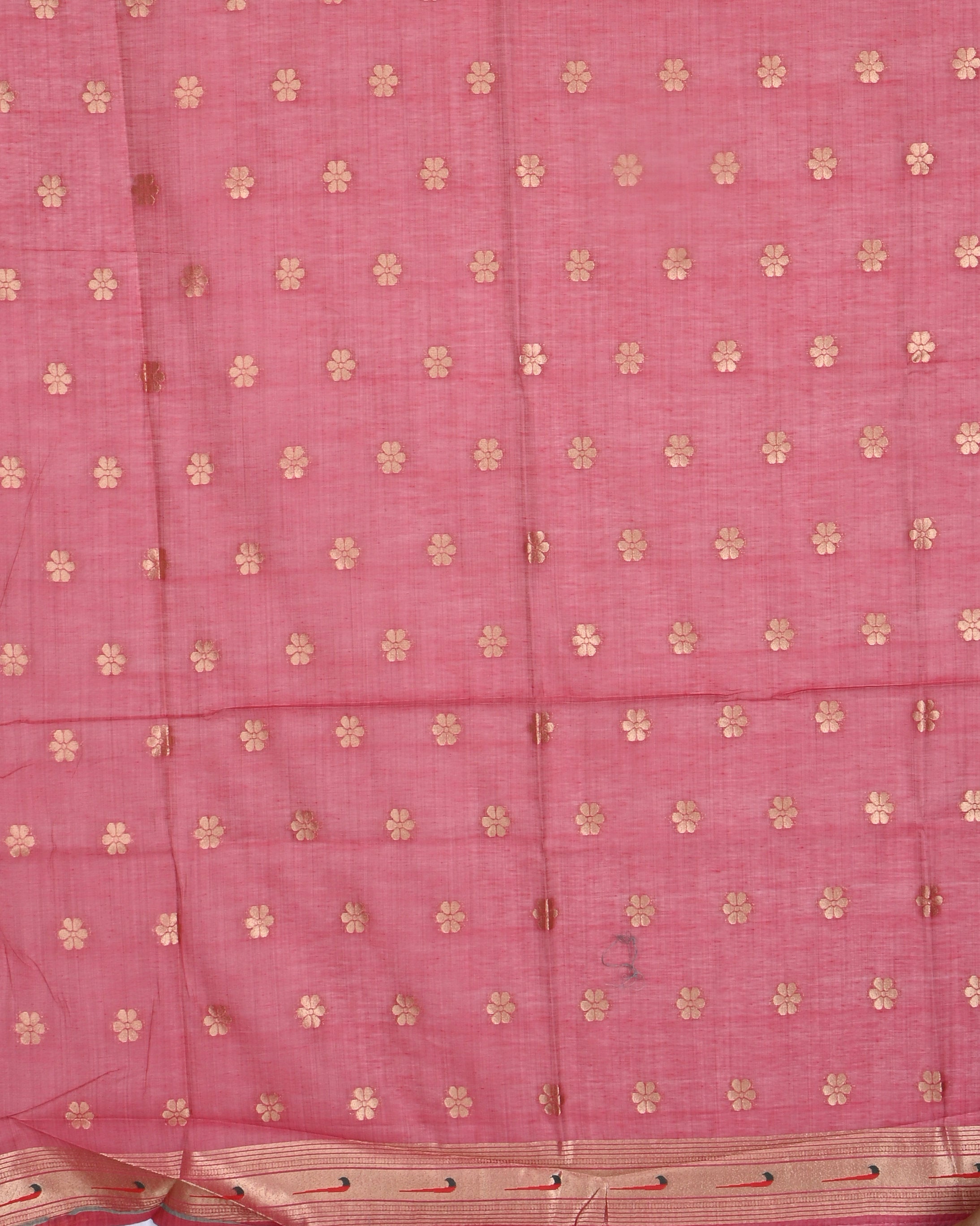 Grey color Chanderi Saree