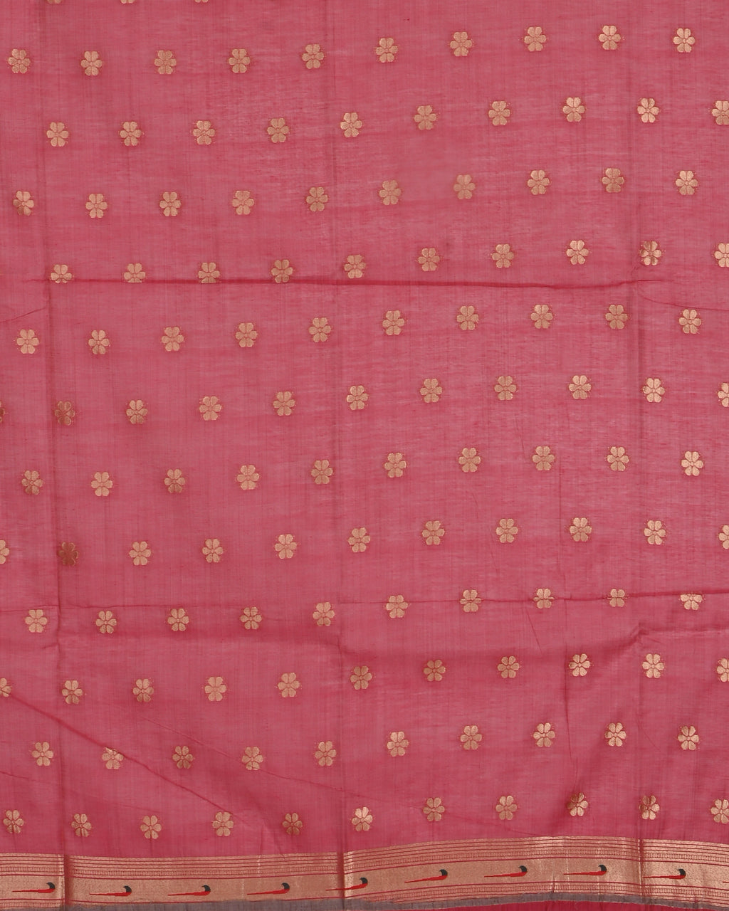 Grey color Chanderi Saree