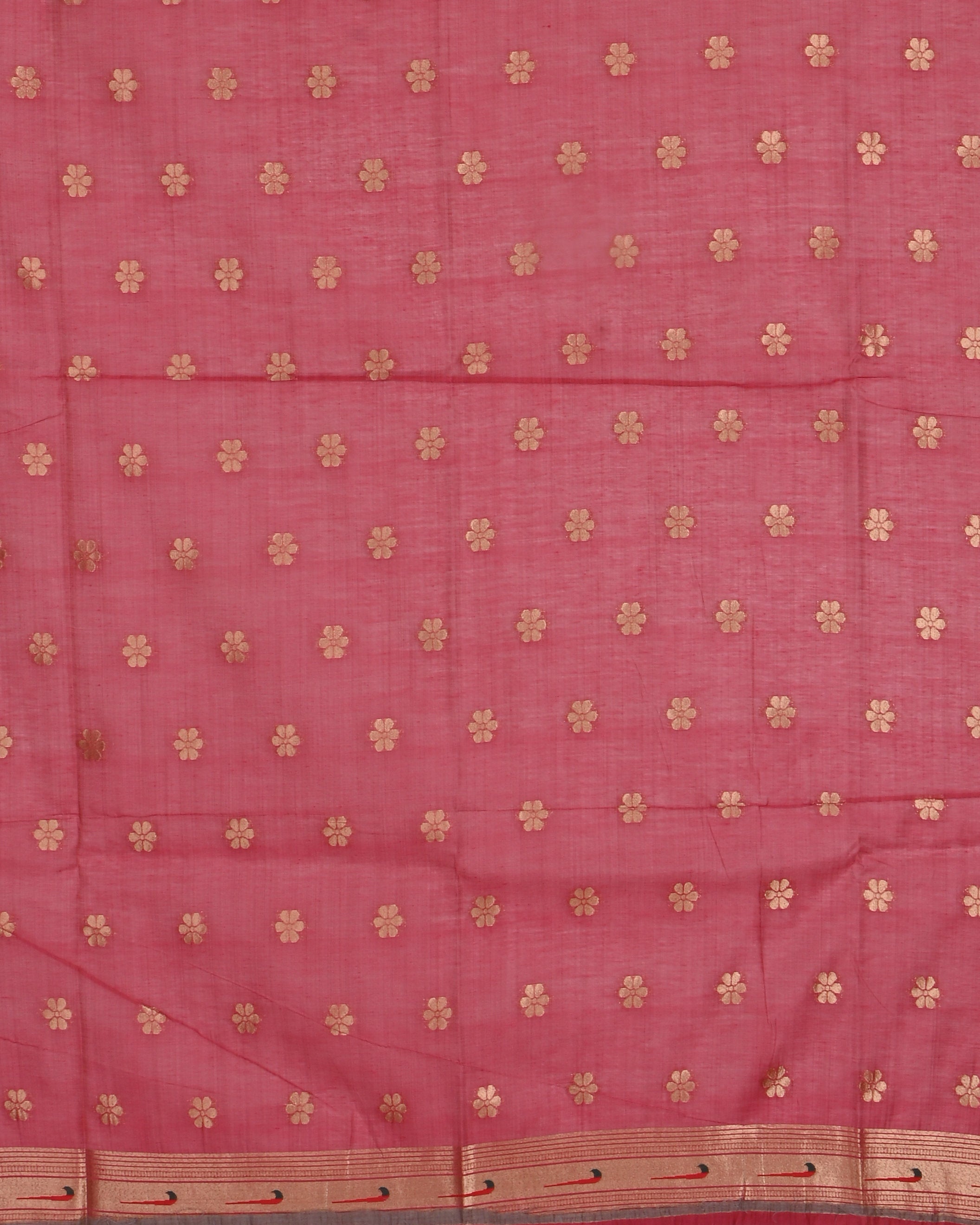 Grey color Chanderi Saree