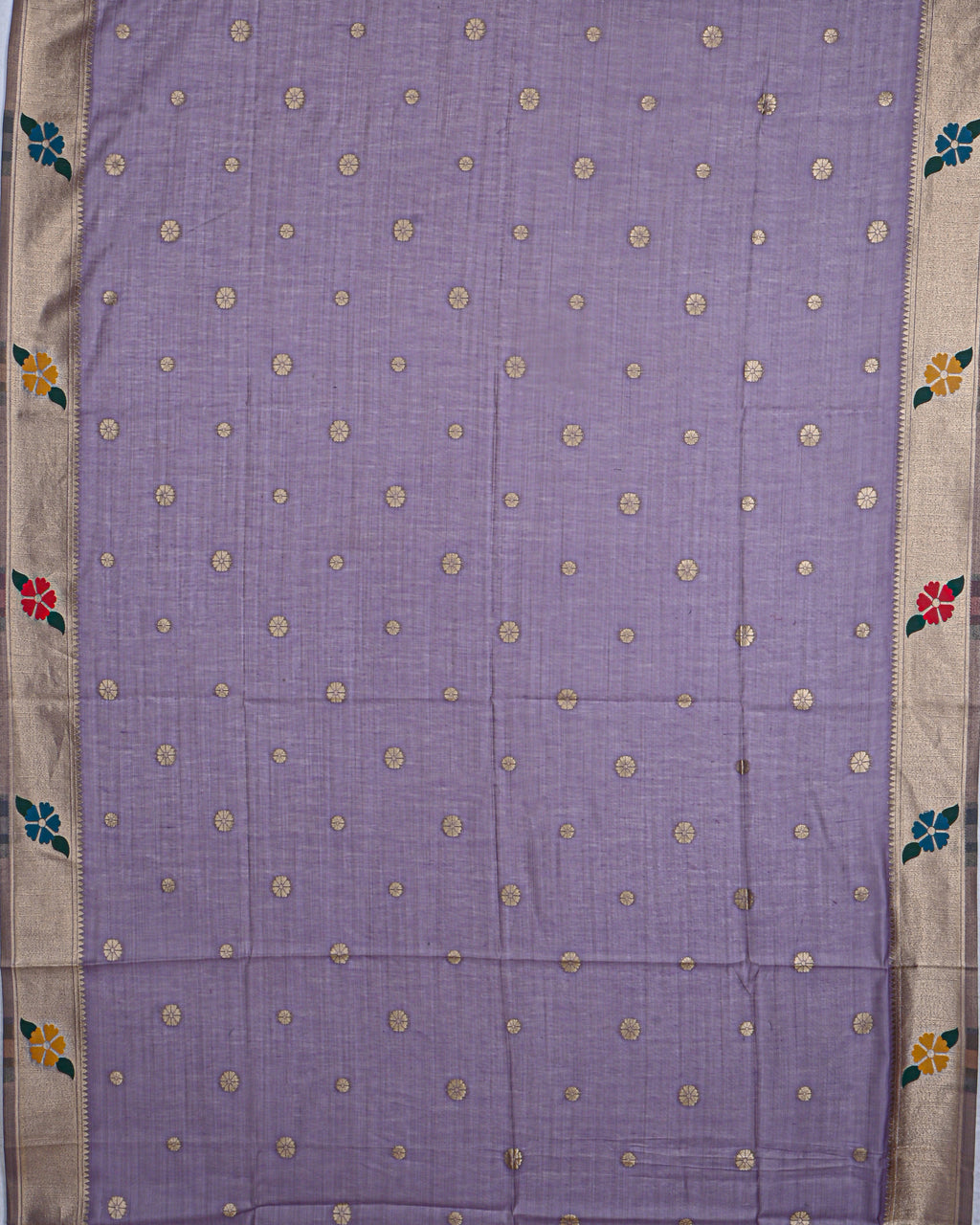 Purple color Chanderi Saree