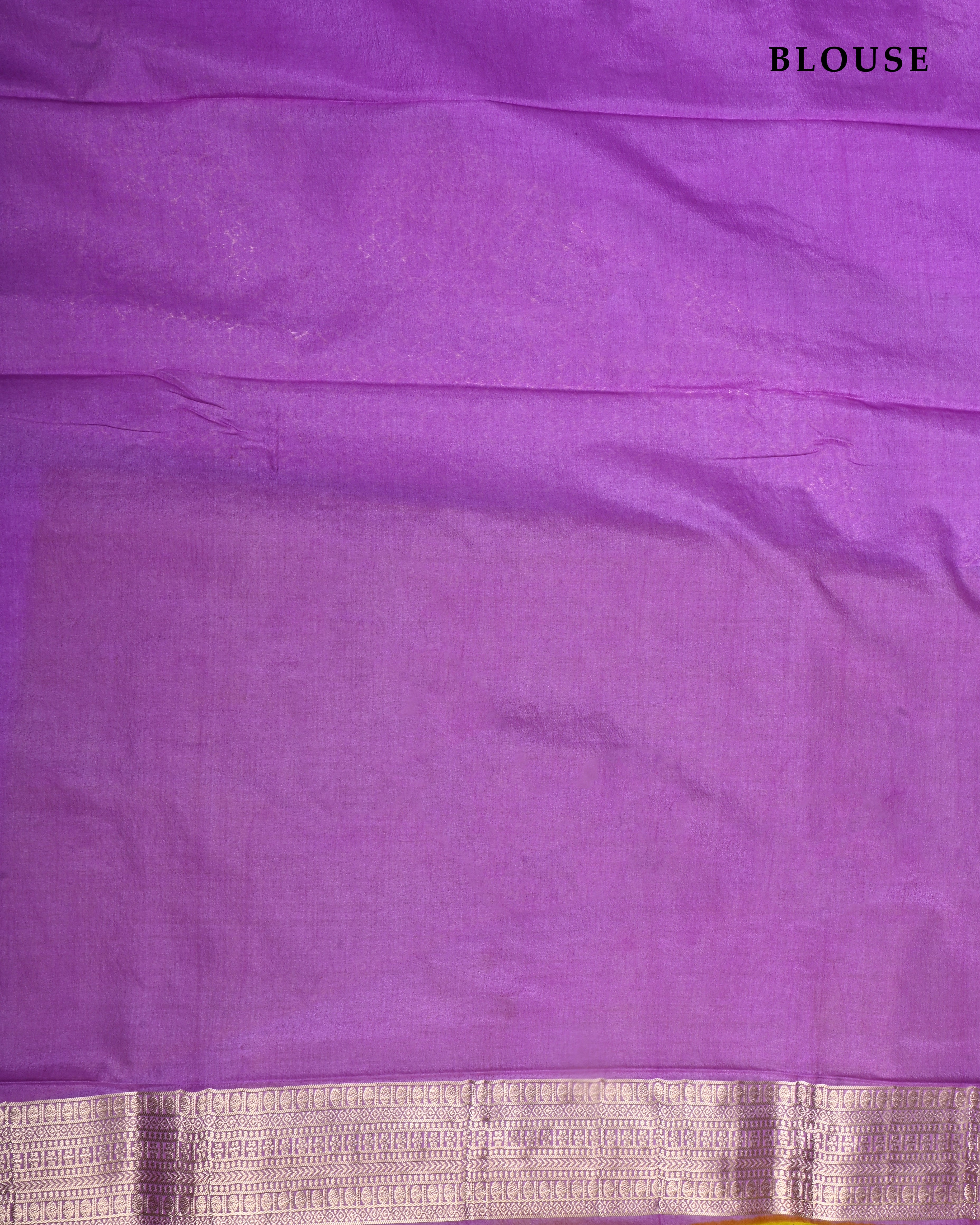 Yellow color Silk Saree