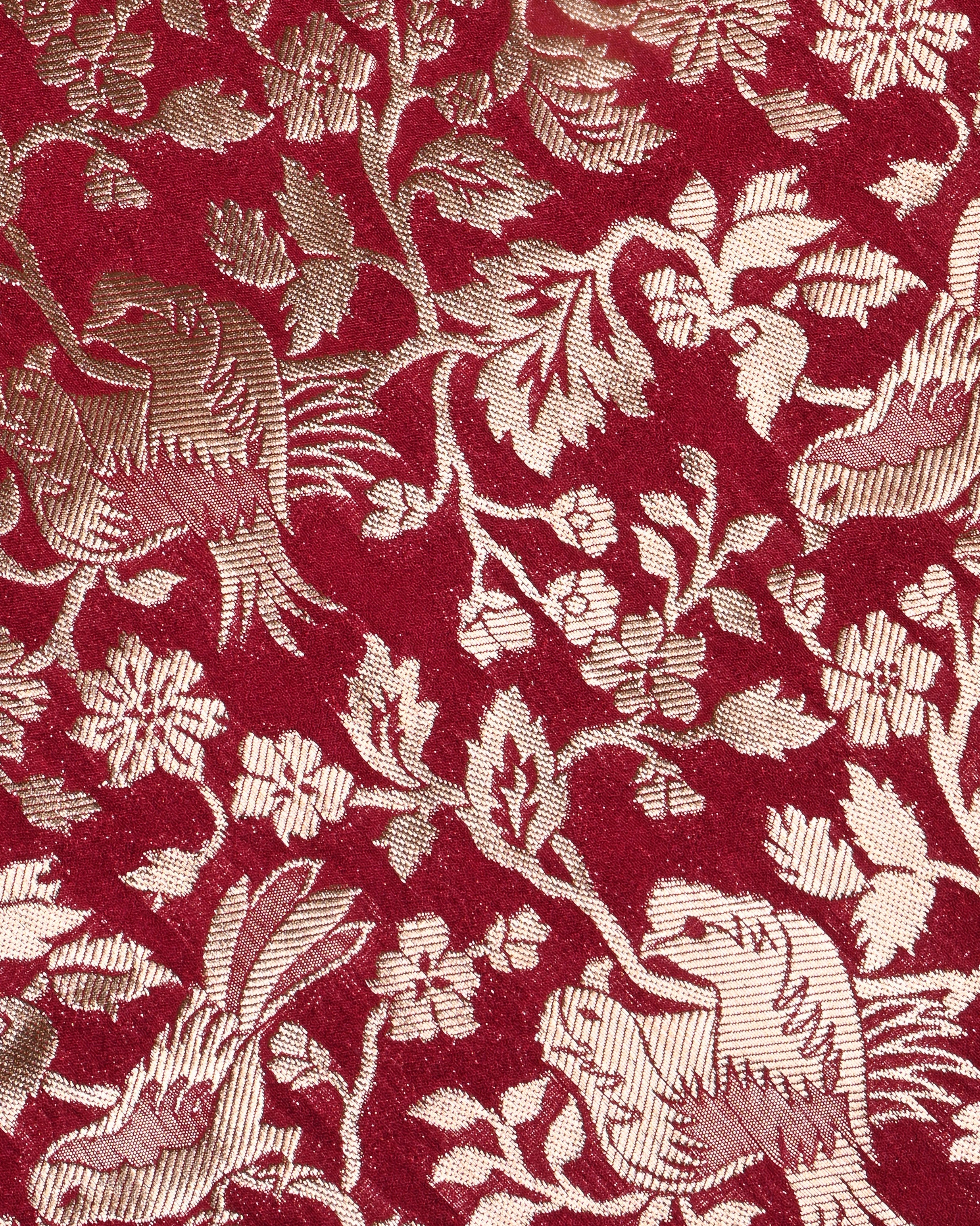 Maroon Color Silk Saree