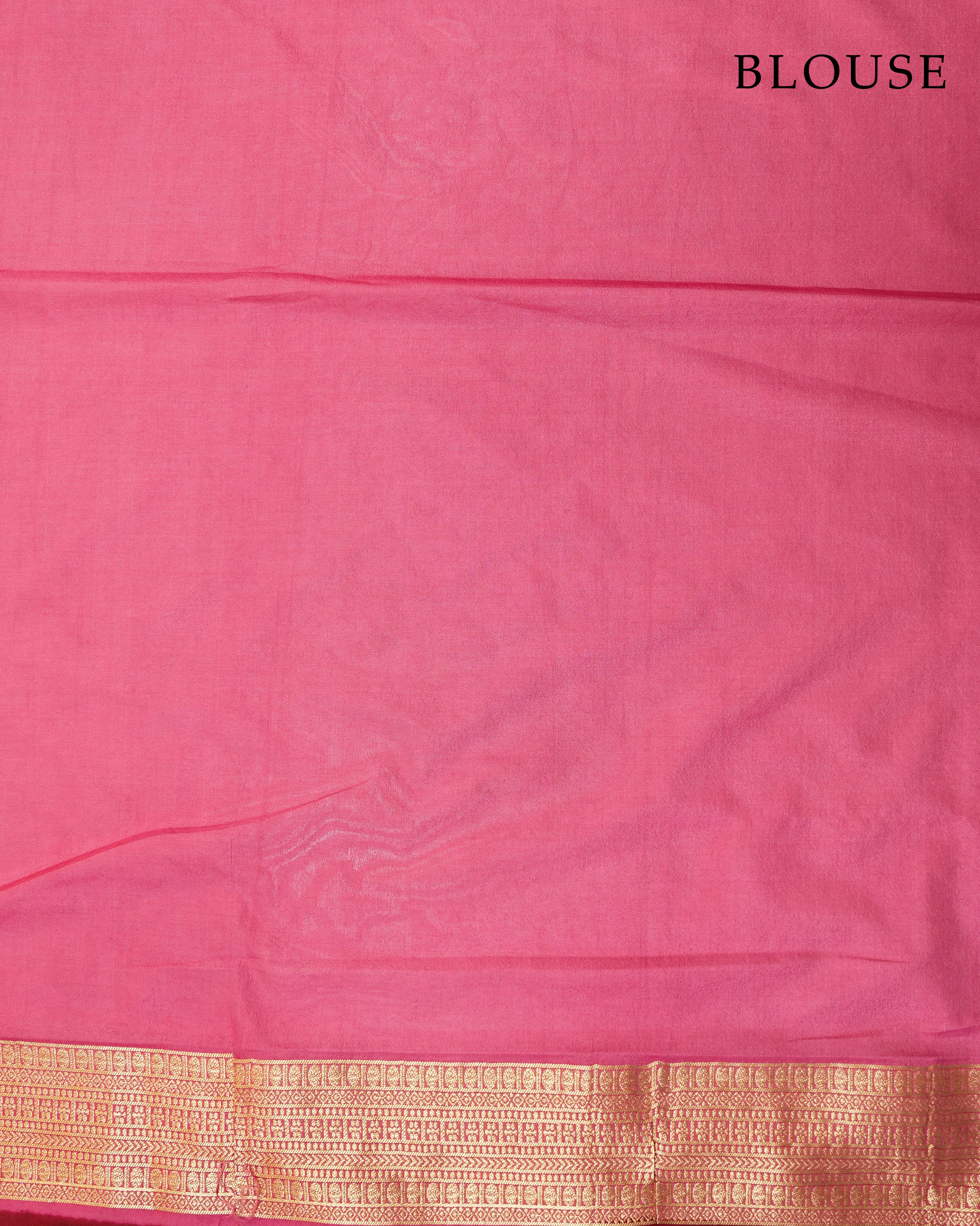 Maroon color Silk Saree