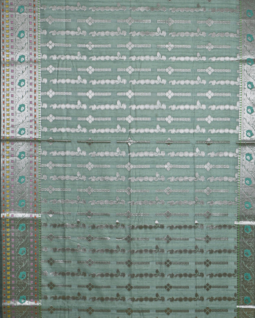 Pastel color Silk Saree