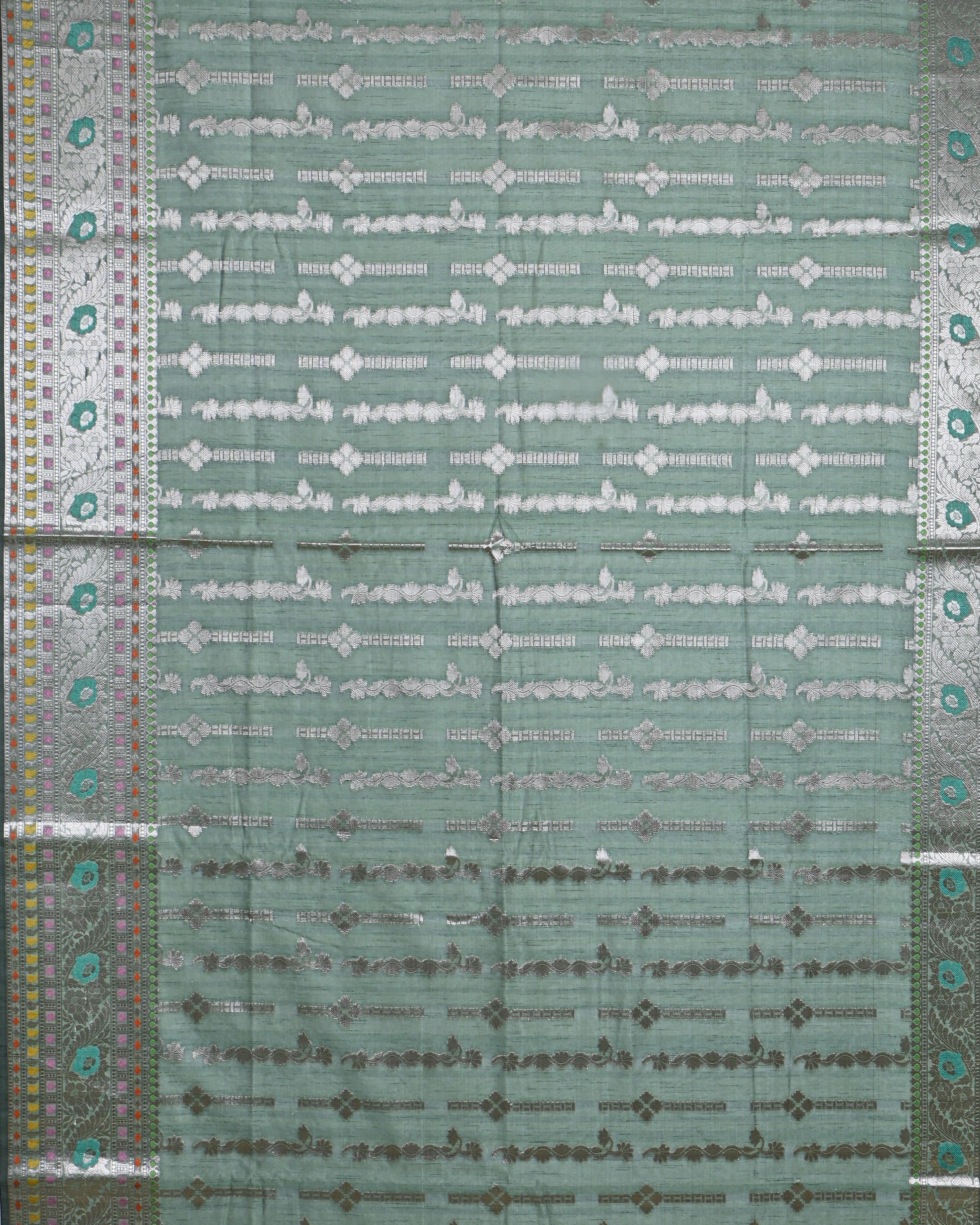 Pastel color Silk Saree