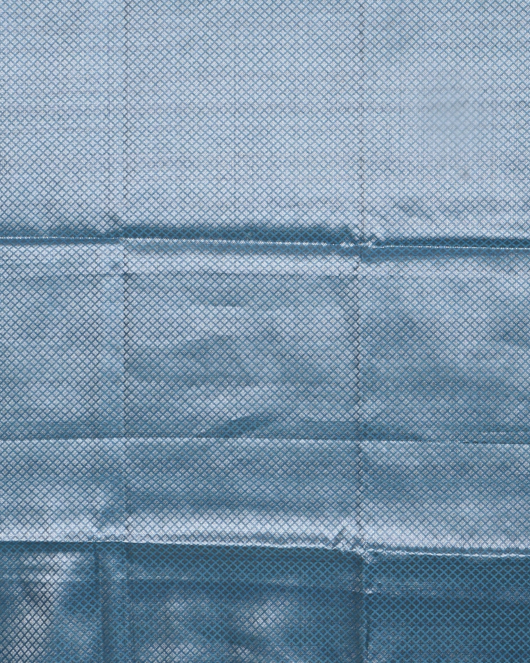 Ferozi color Silk Saree