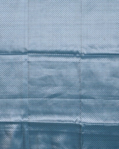 Ferozi color Silk Saree