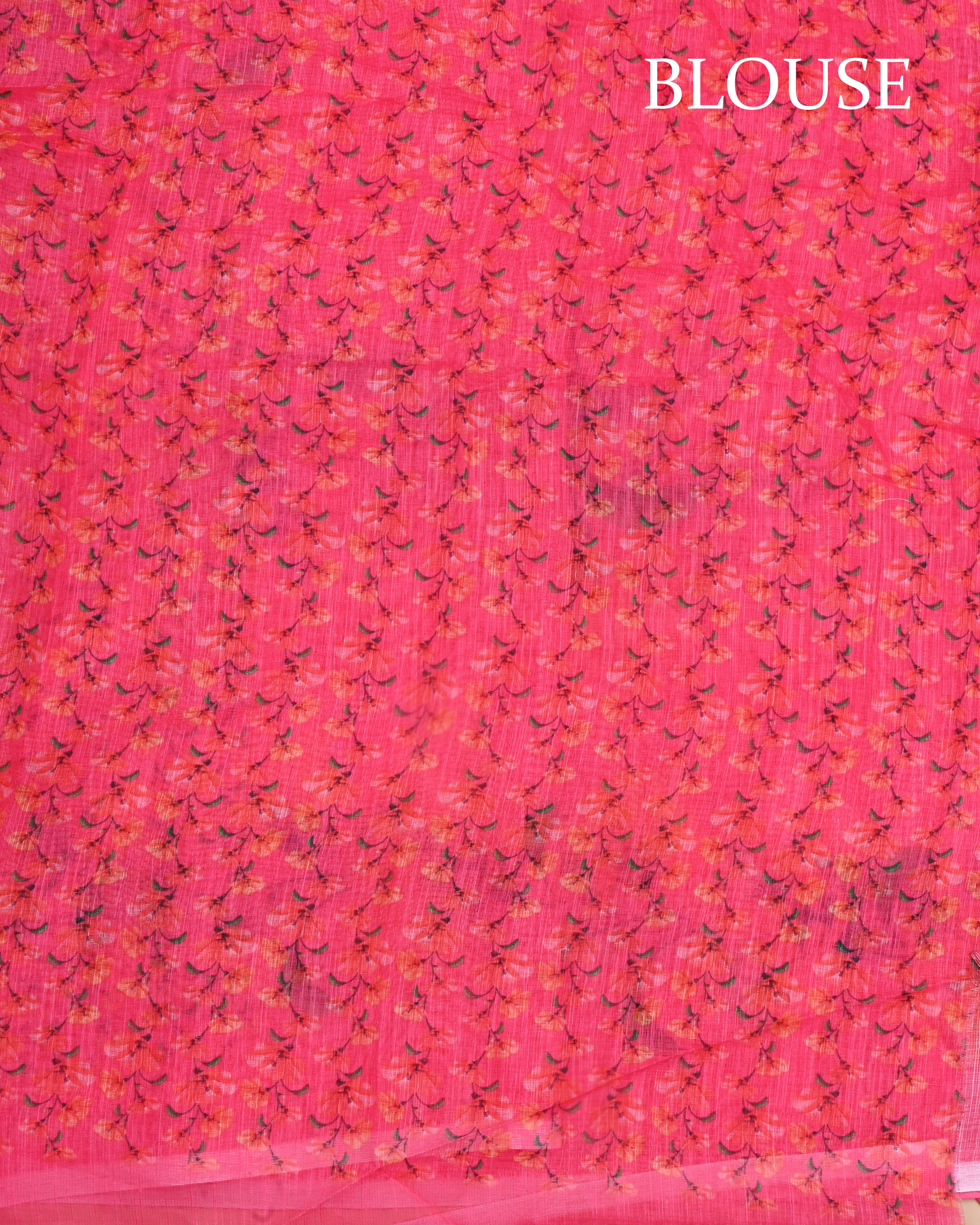 Pink Color Lenin Saree