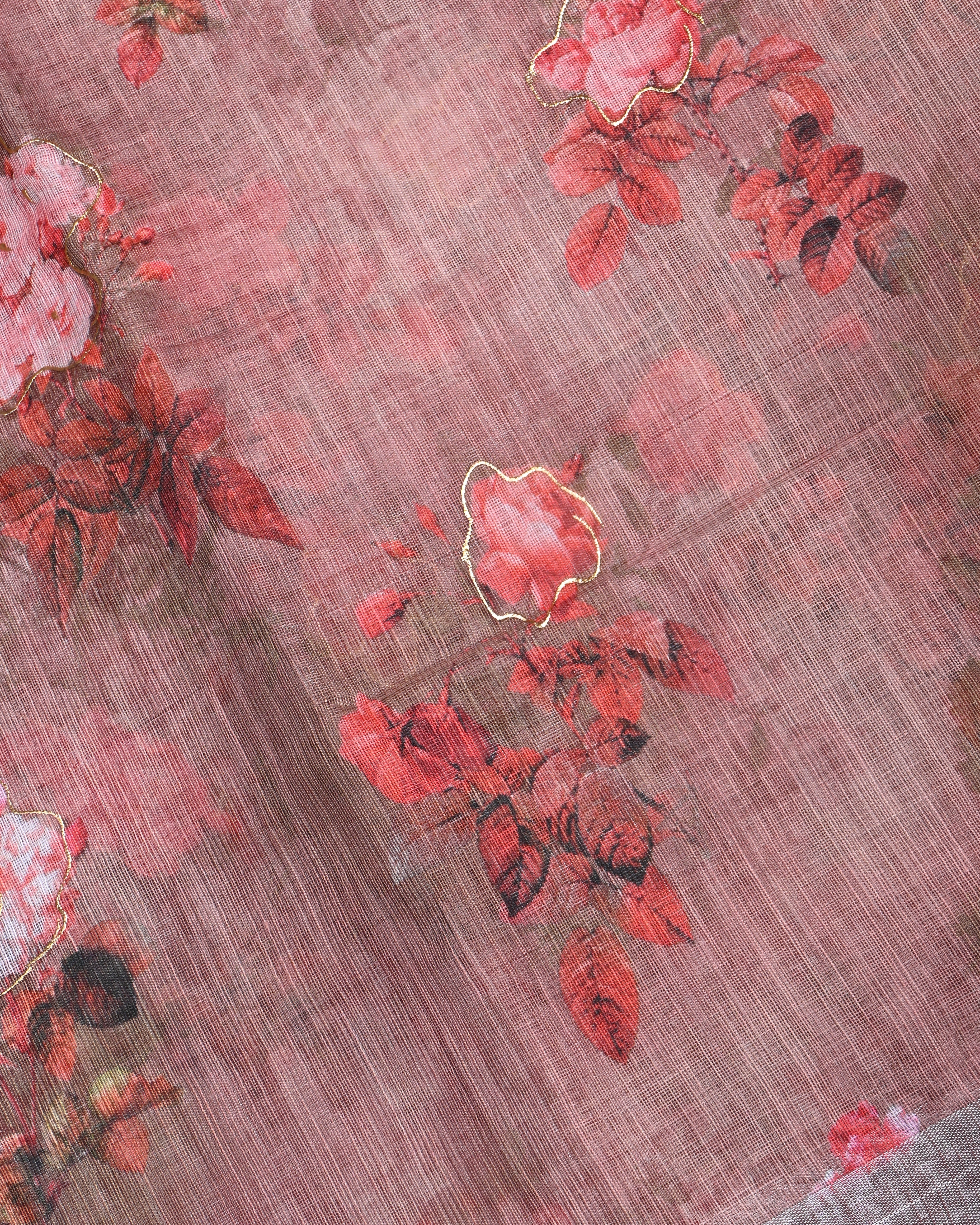 Earthy Color Lenin Saree