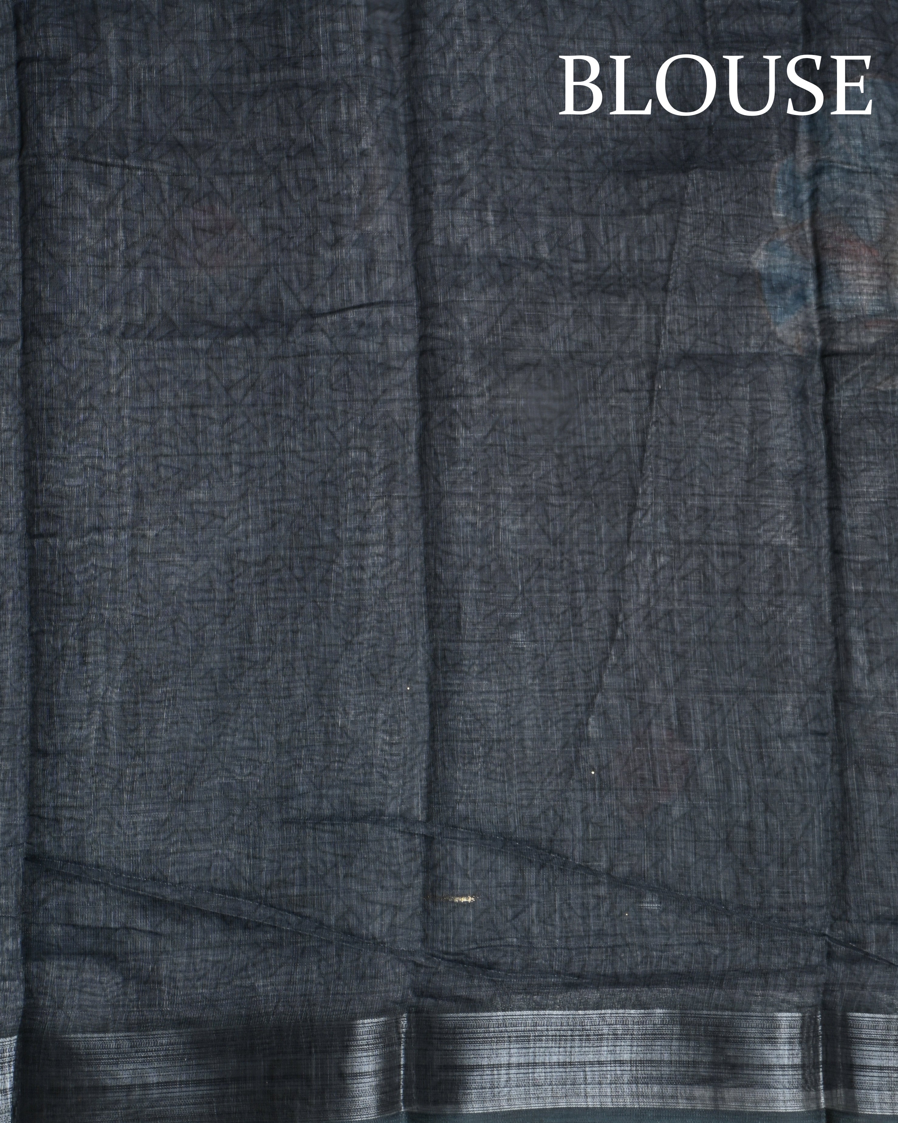 Grey Color Lenin Saree