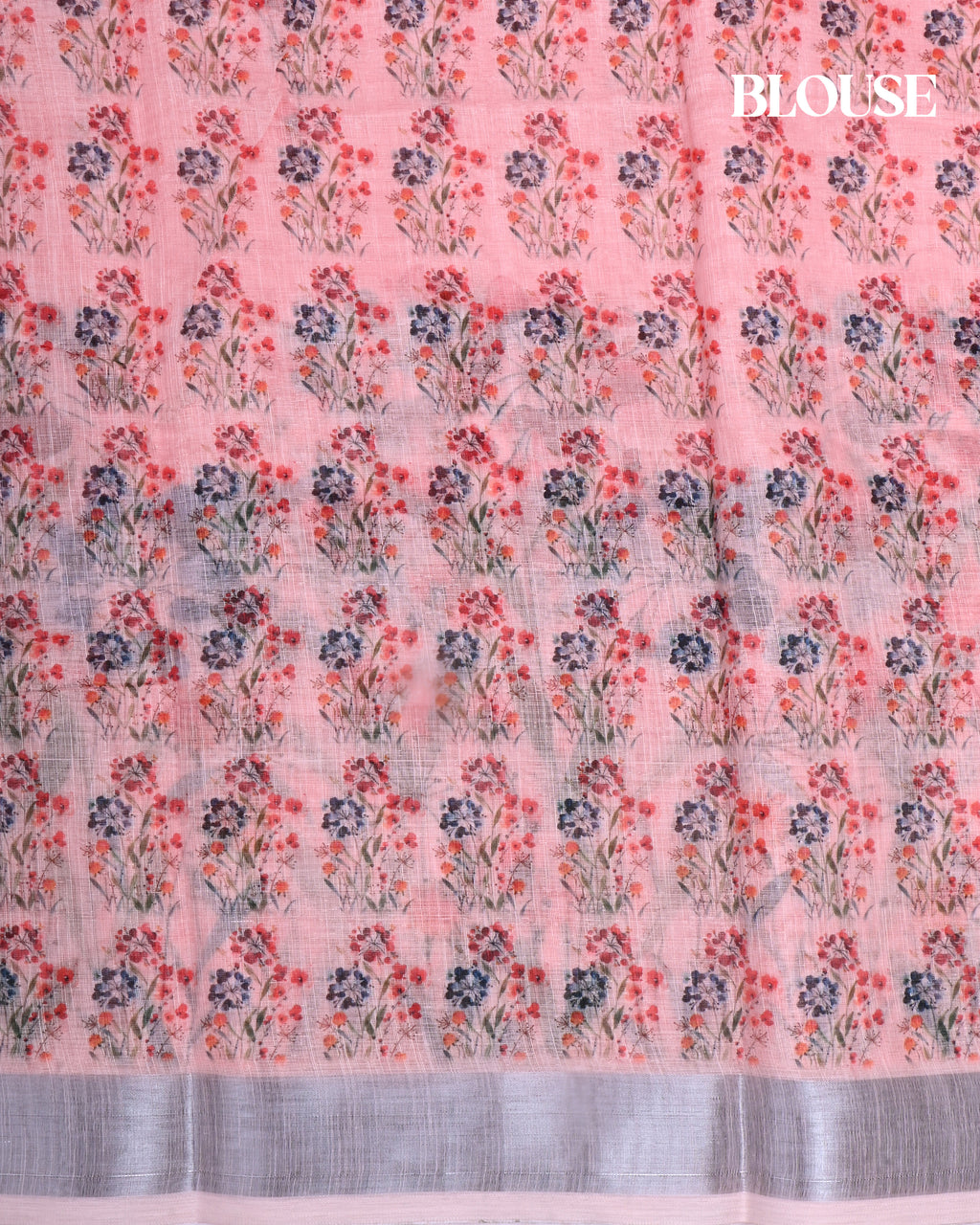 Pink Color Lenin Saree