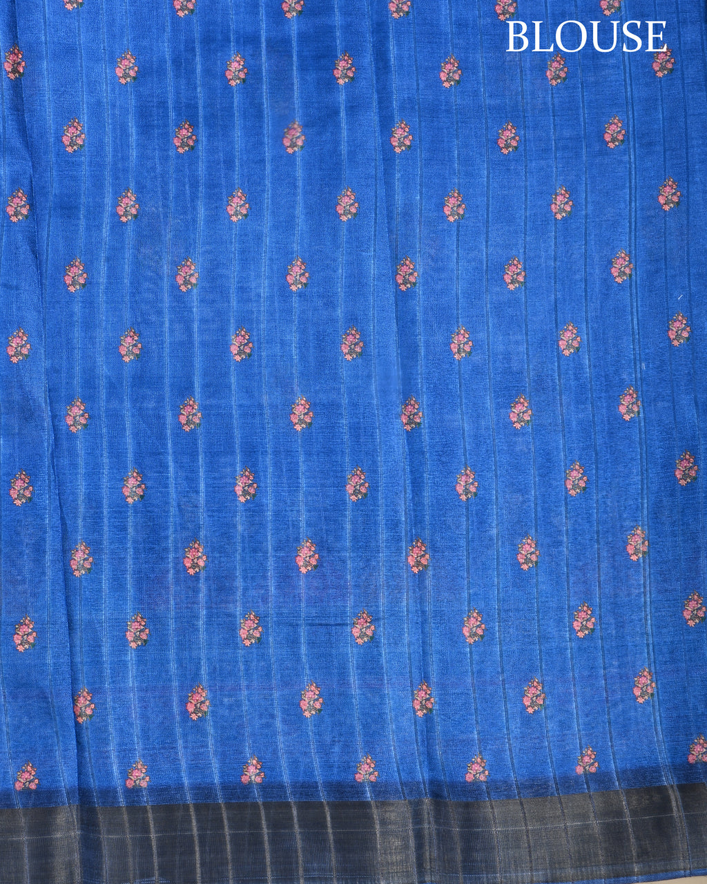 Navy Blue Color Silk Saree