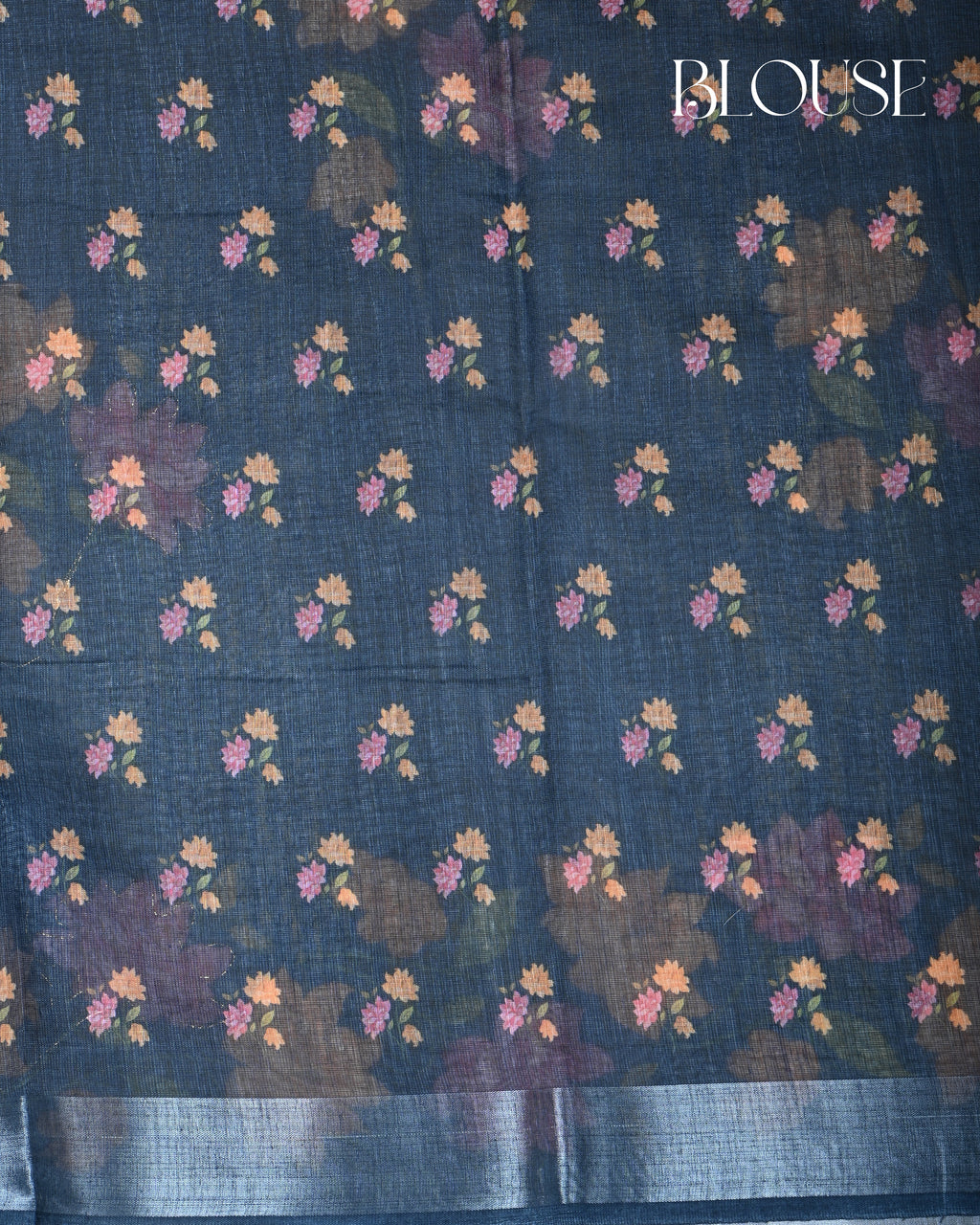 Black Color Lenin Saree