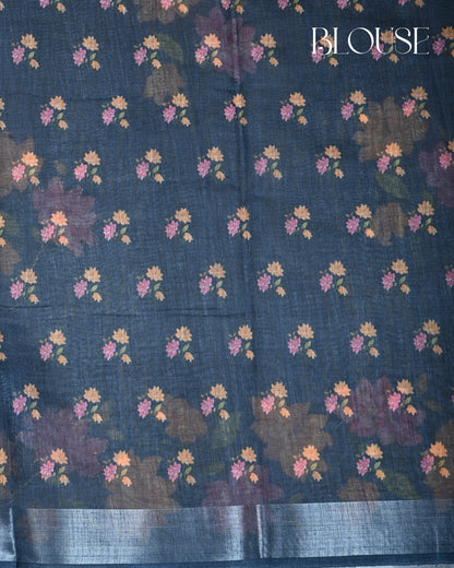 Black Color Lenin Saree