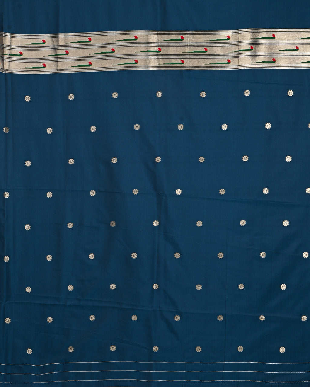 Blue color Silk Saree