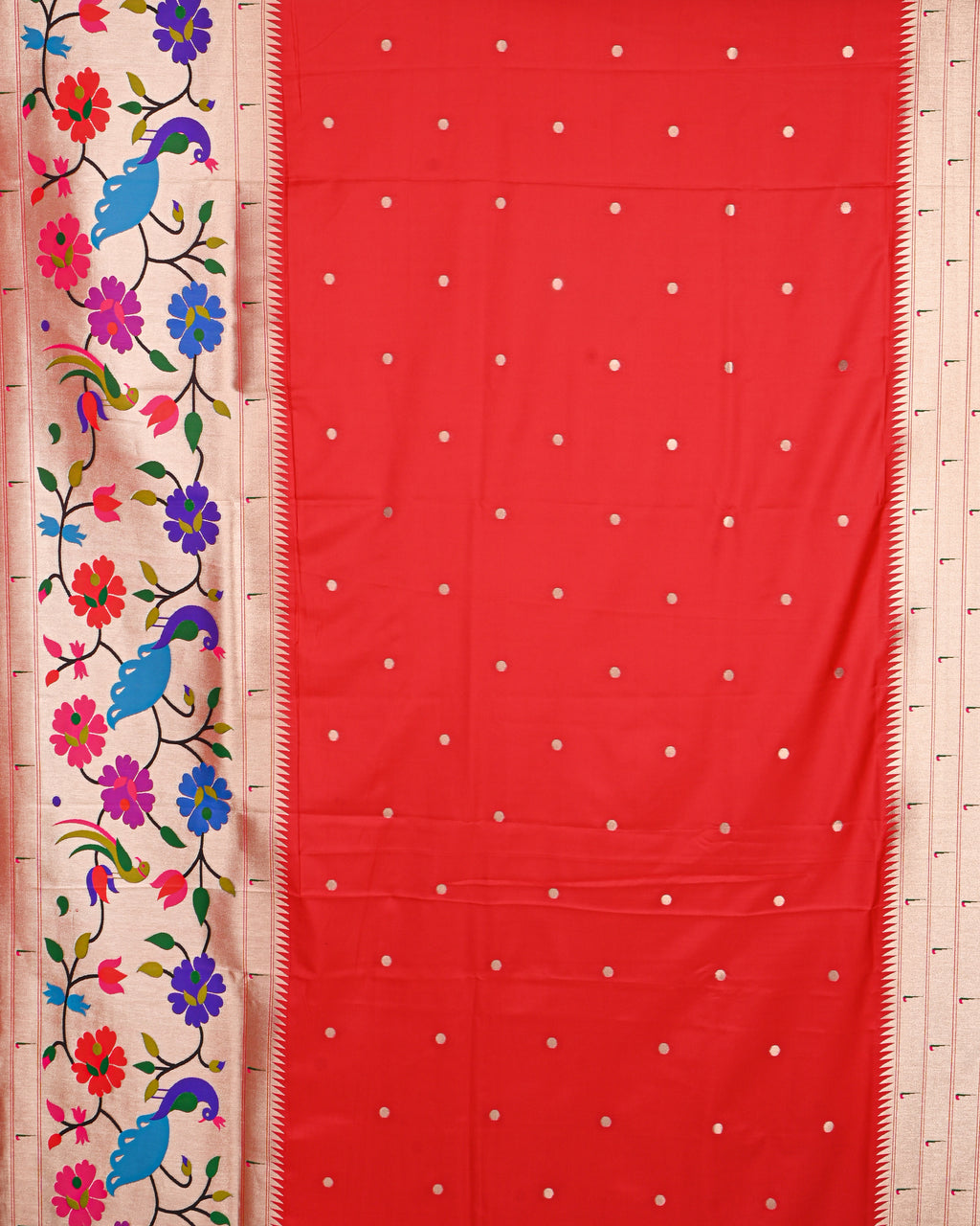 Red color Silk Saree