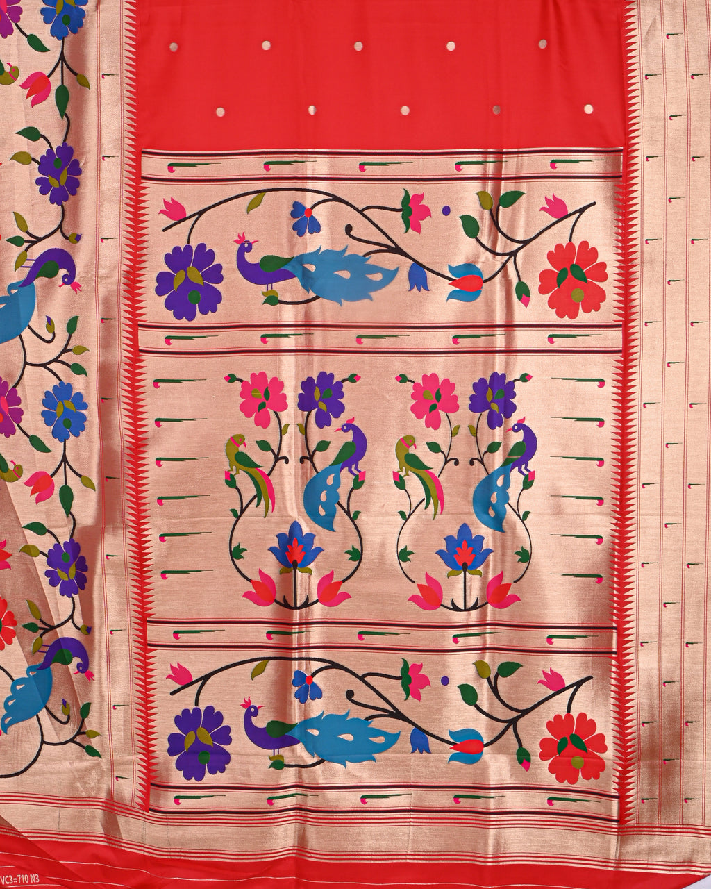 Red color Silk Saree